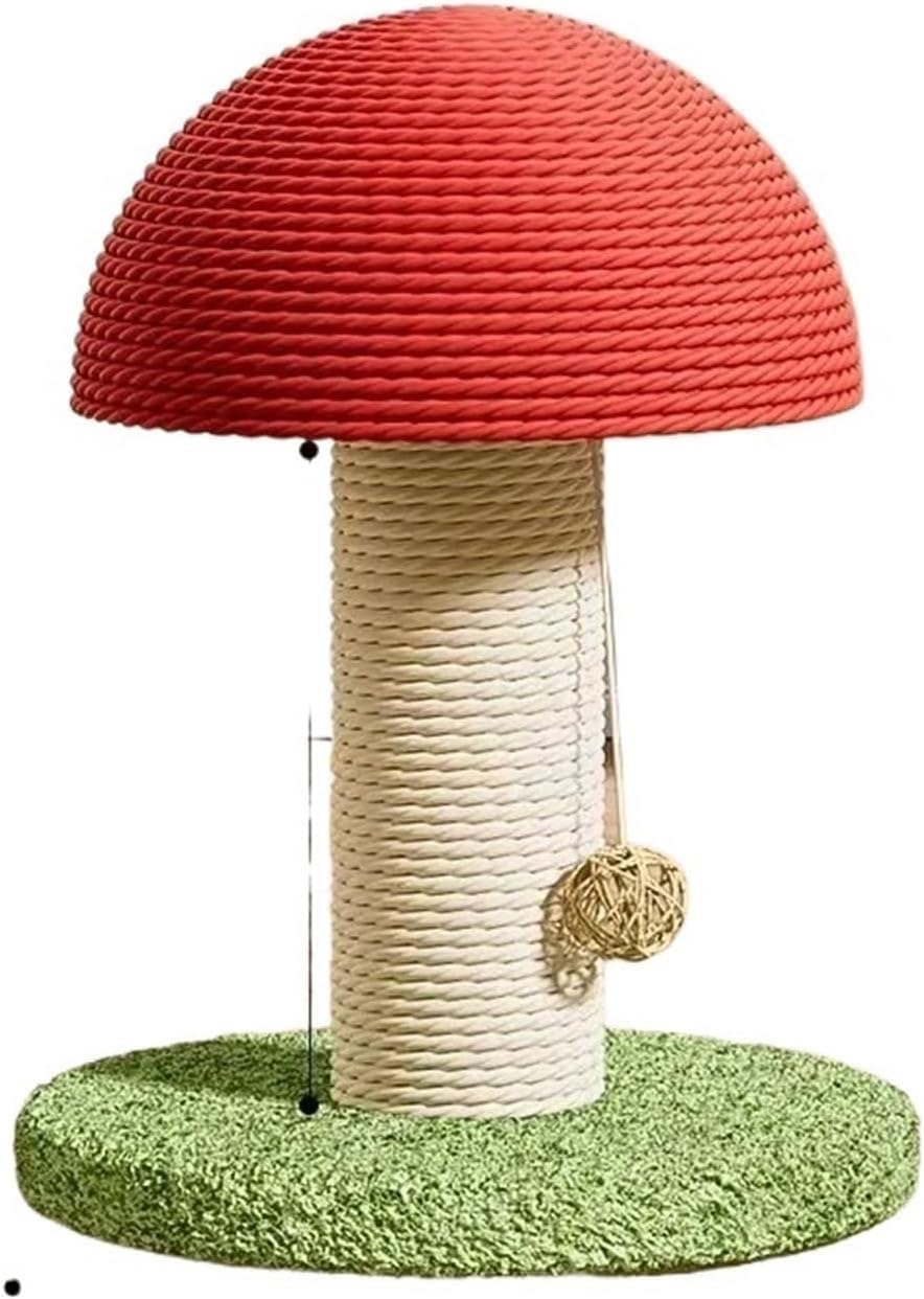 Mushroom Cat Climbing Frame Accessories - Anti-Scratching Household Boards & Toy Ornaments for Cats(Large-Small Set)