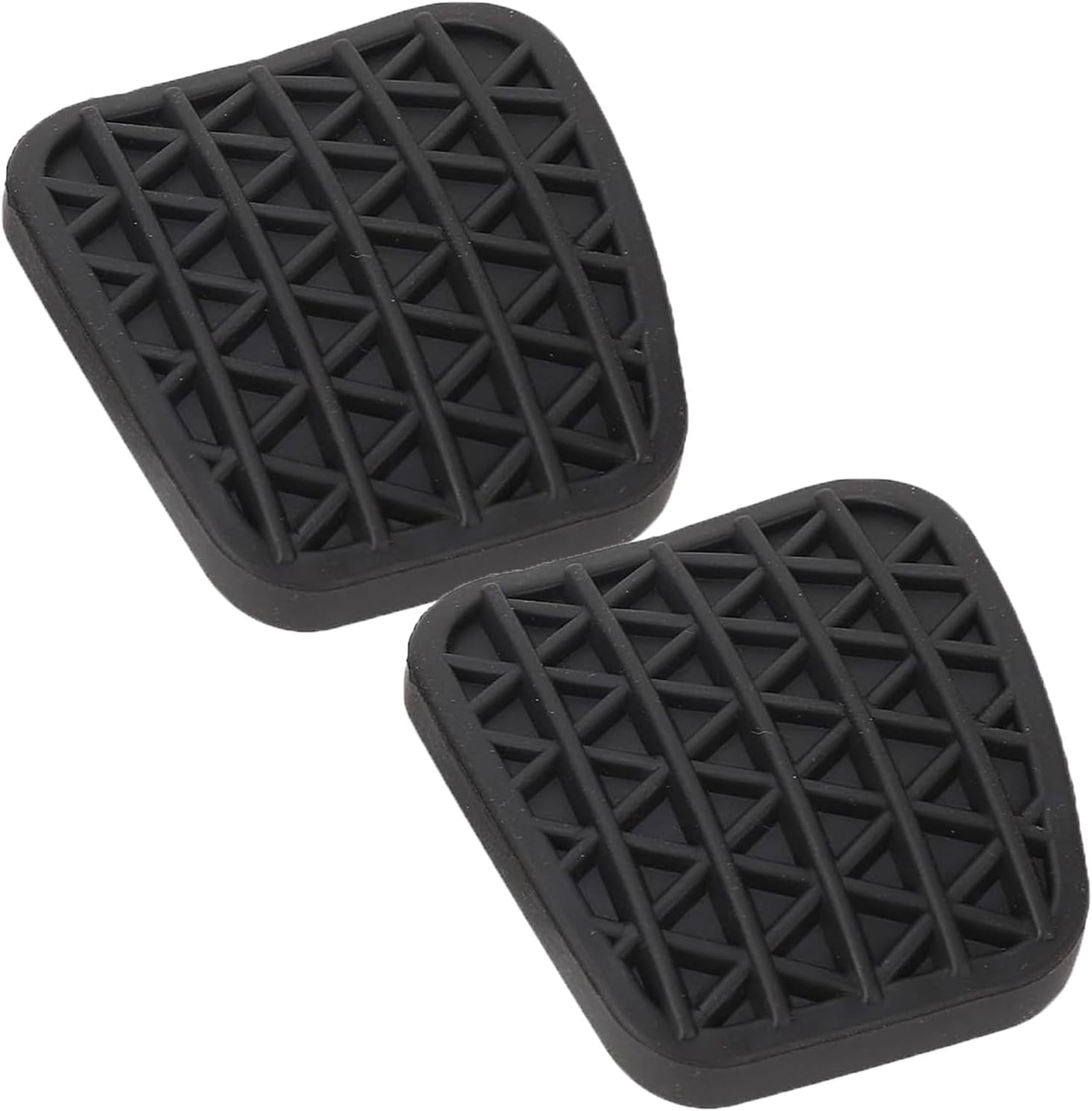 2Pcs 13281359 Rubber Brake Clutch Pedal Pad Cover, Pedal Pad Cover Compatible with Vauxhall Astra 2010-2015