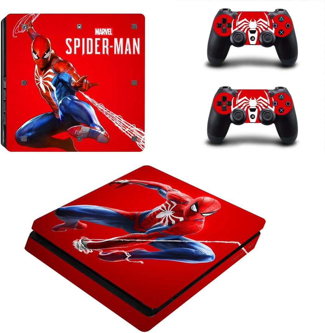 A1GRAPHIX PS4 Slim Console Controllers Skins Set Horror Vinyl Sticker Decal SKIN Toy Review India (Iknoor World )