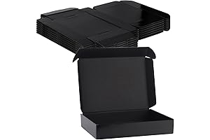 Rempry 11x8x2 Black Foldable Boxes for Gifts