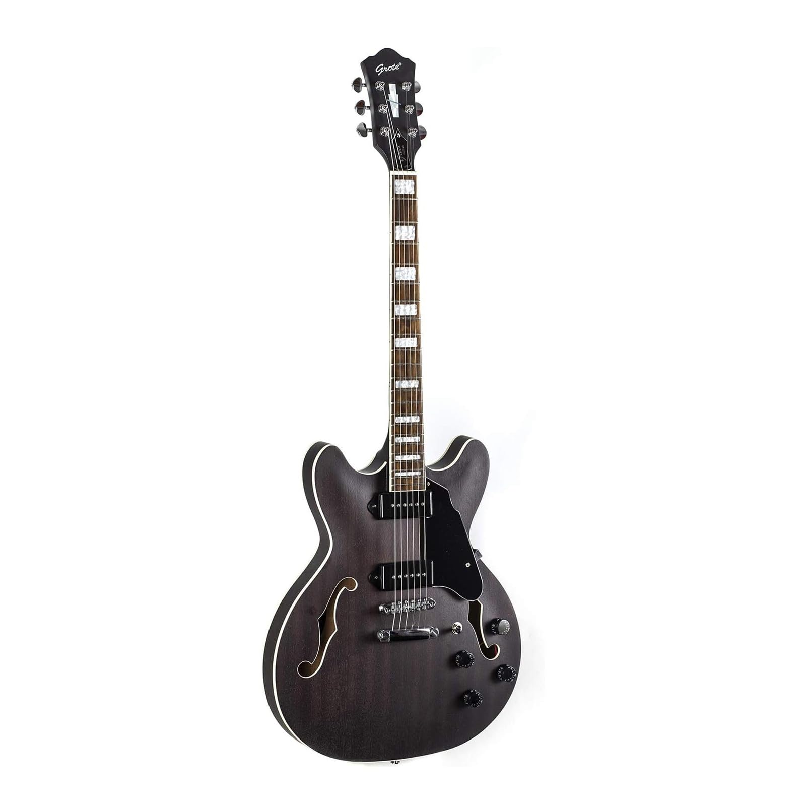 E-Gitarre Standard-E-Gitarre Semi-Hollow-Body-Instrument geeignet für Anfänger