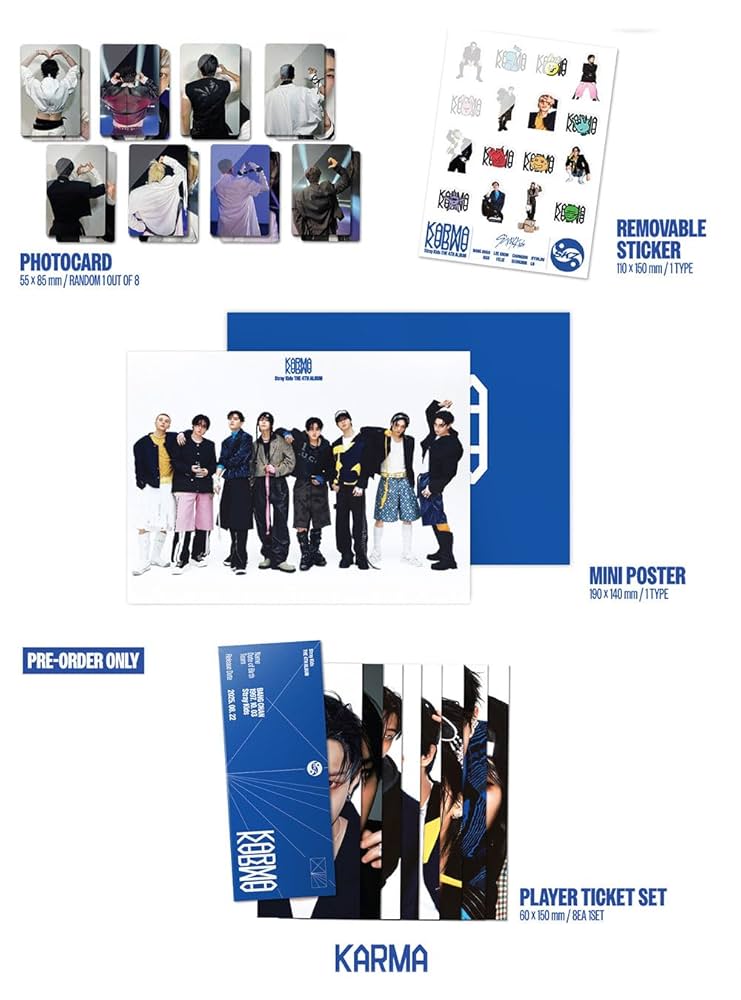 Stray Kids スキズ karma 通常盤 セット 20個 楽天市場】予約販売 4th Full Album KARMA 通常盤 2種セット