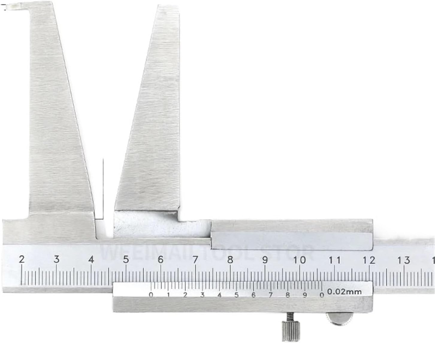 Inner Groove Vernier Caliper Inner Diameter Calipers Stainless Steel Long Claw Inner Diameter Measuring Tool 10-160mm(10-160 Inside Groove)