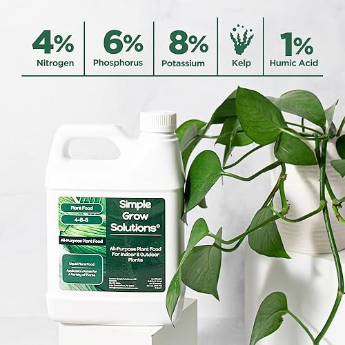 Miniatura 2 de Soil Hume Seaweed - Ácido húmico de 32 onzas + 4-6-8 alimentos multiusos para plantas de 32 onzas + micronutrientes quelados de 32 onzas  Paquete de