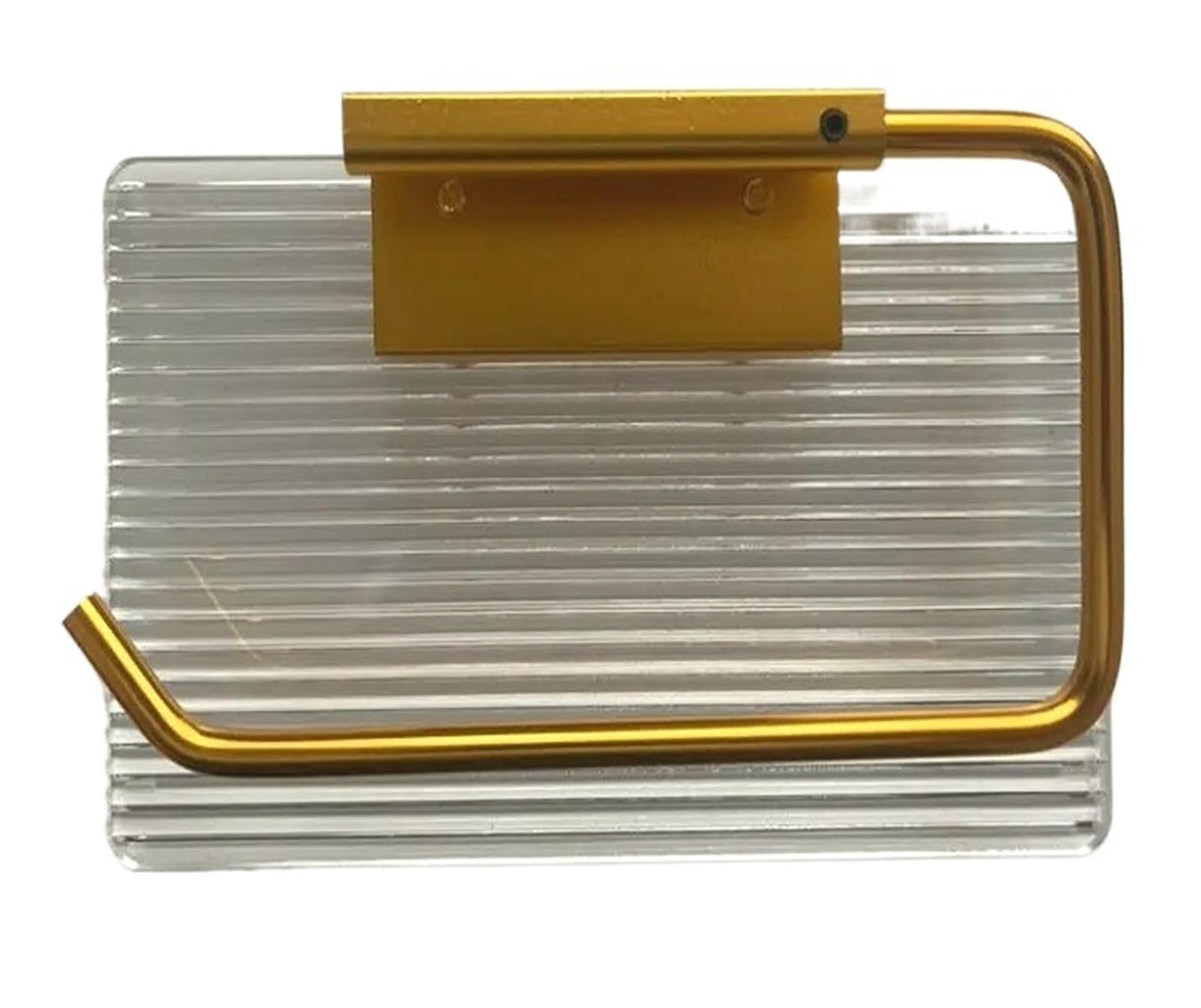 Brushed Brass Toilet Roll Holder Toilet Paper Holder with Shelf No Punching Roll