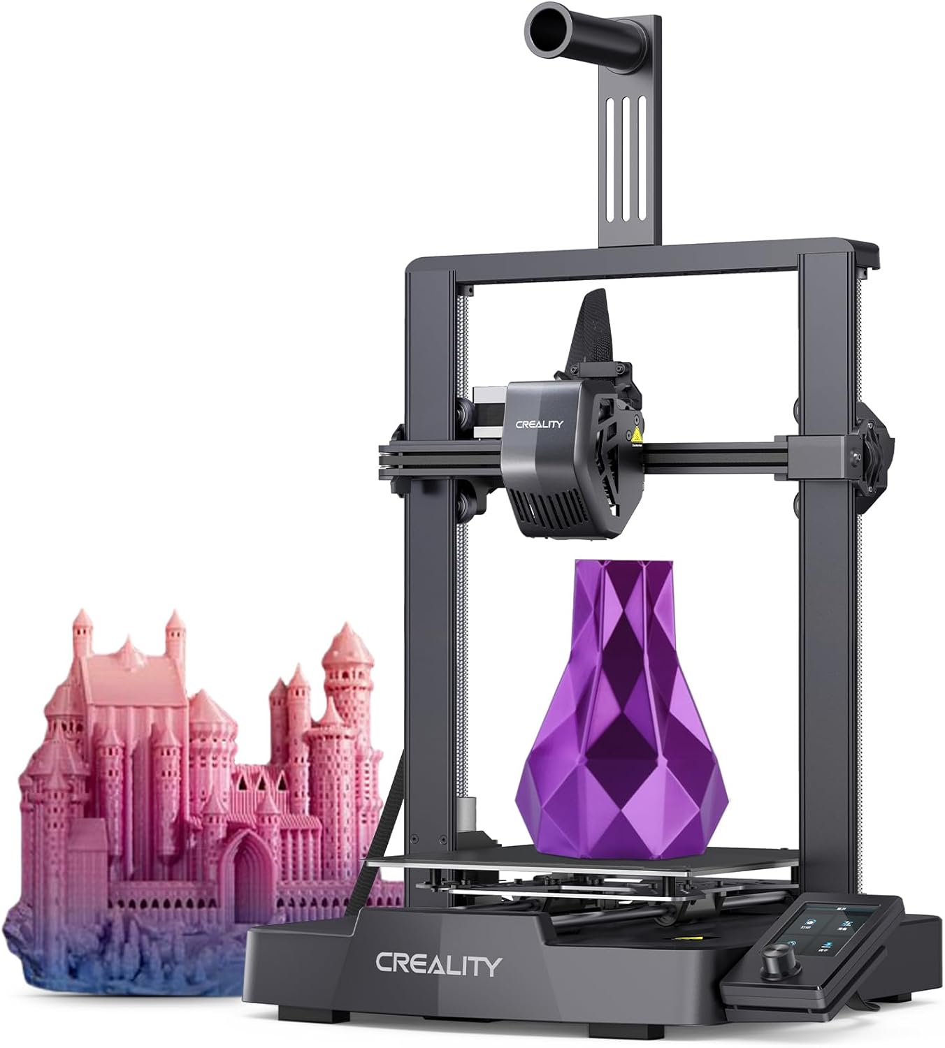 3IDEA Creality Ender 3 V3 SE 3D Printer 250mm/s Max Printing Speed Upgraded Visual UI Auto Filament Loading and Unloading, Sprite Direct Extruder CR Touch Auto Leveling Dual Z-axis 8.66x8.66x9.84 inch