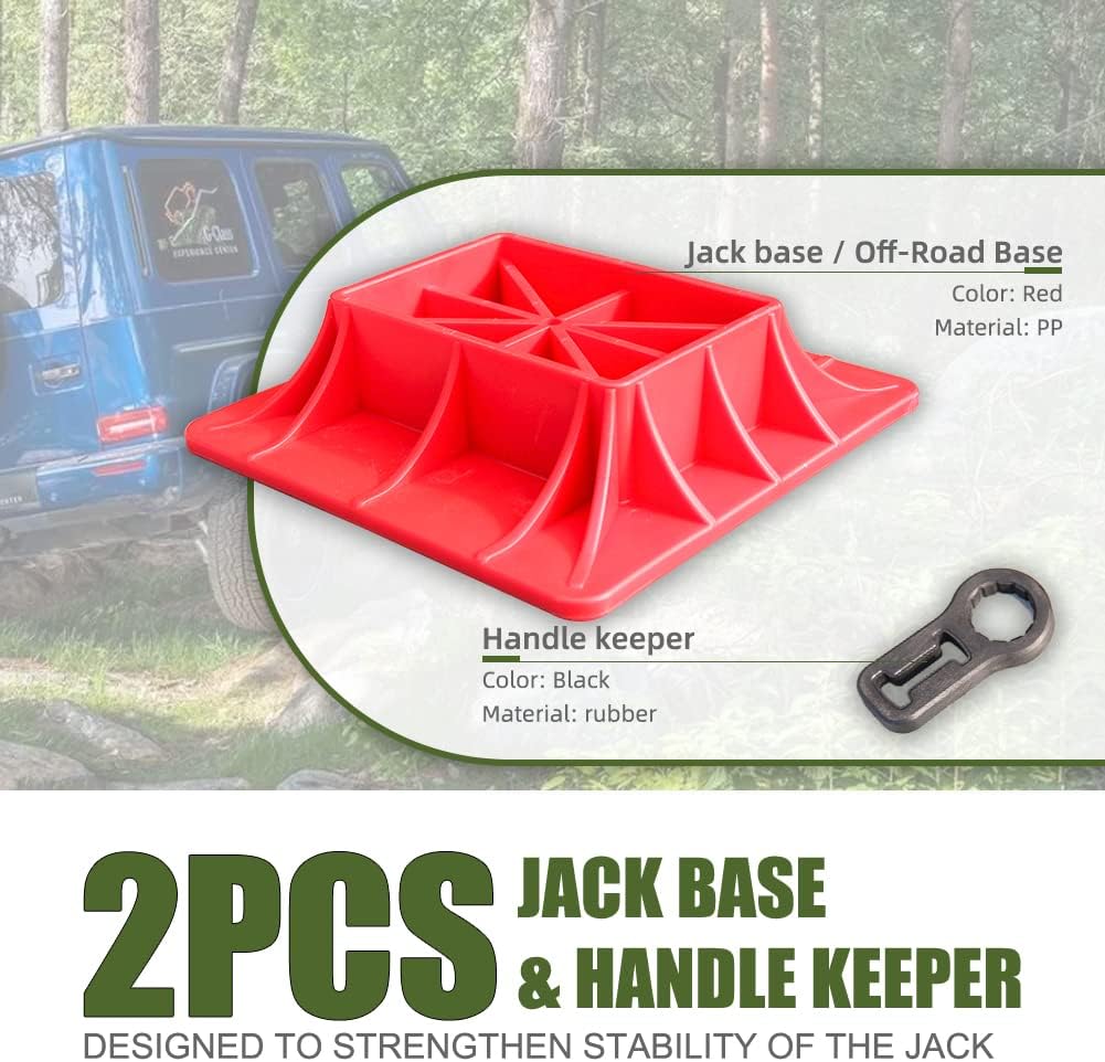 Off-Road Base - Alleviate Jack Hoisting Sinkage Fit for Hi Lift Jack/Sky Jack/Trail Jack