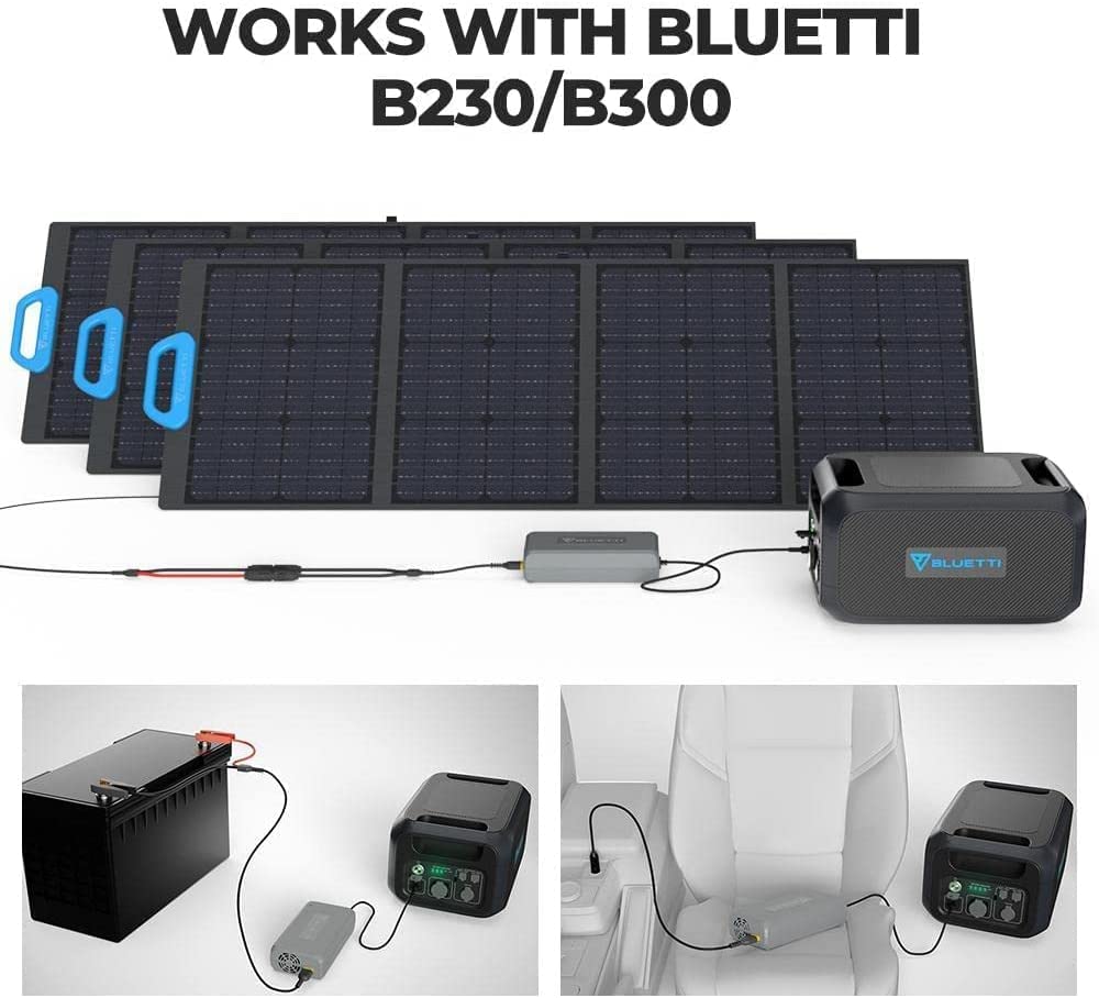 BLUETTI D050S - Amplificatore di carica DC da 500 W, compatibile con Powerstation AC200P/AC200MAX/B230/B300