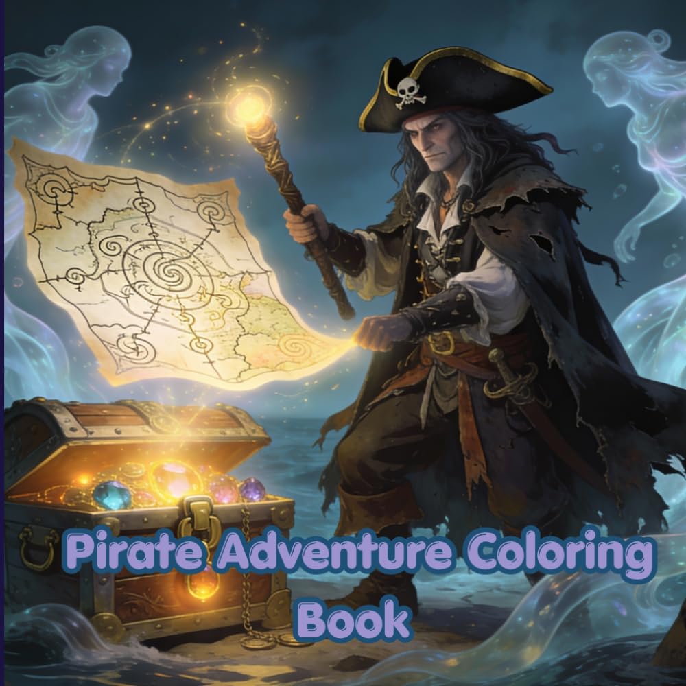Pirate Adventure Coloring Book
