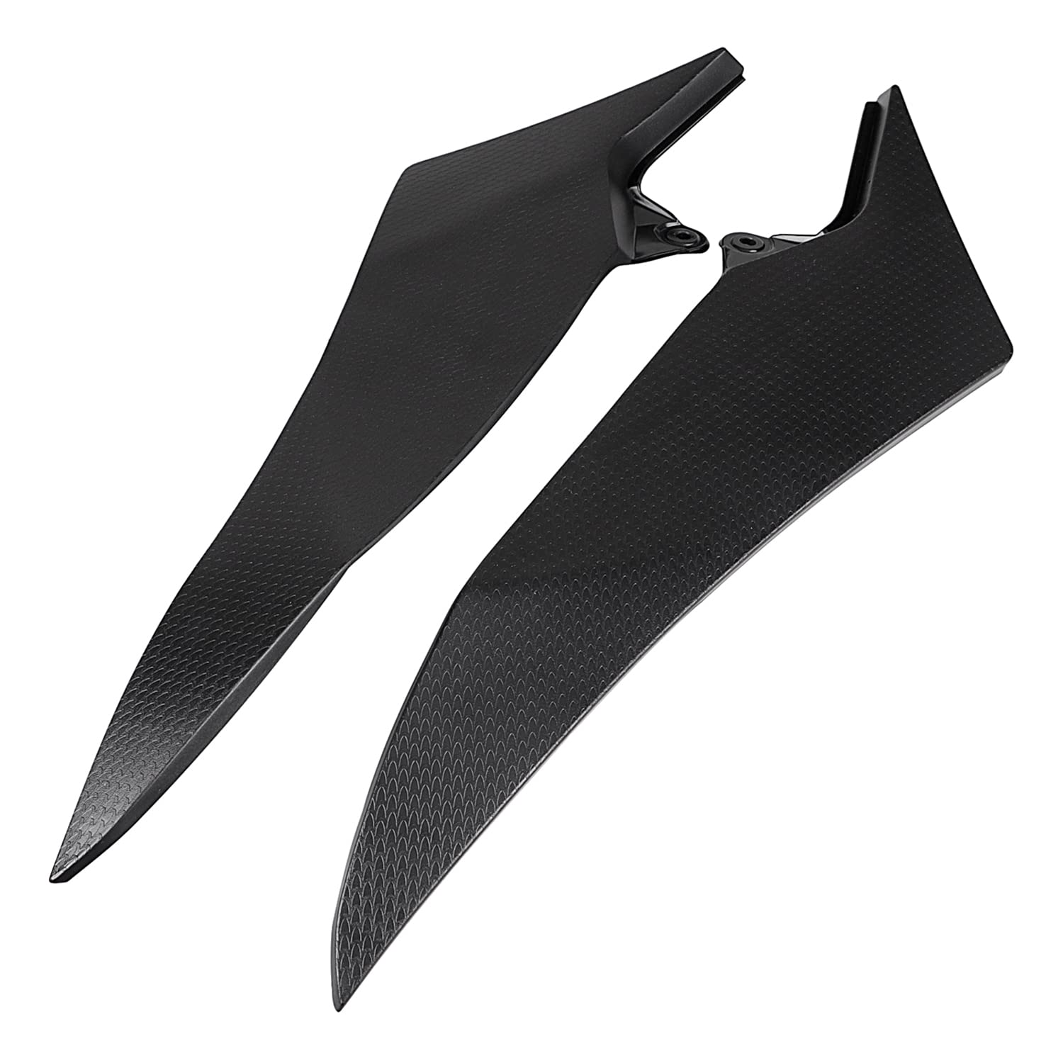 Nero Pannello di carenatura laterale del serbatoio del motociclo della copertura del serbatoio del gas per Y-amaha YZFR1 YZF R1 2009-2014