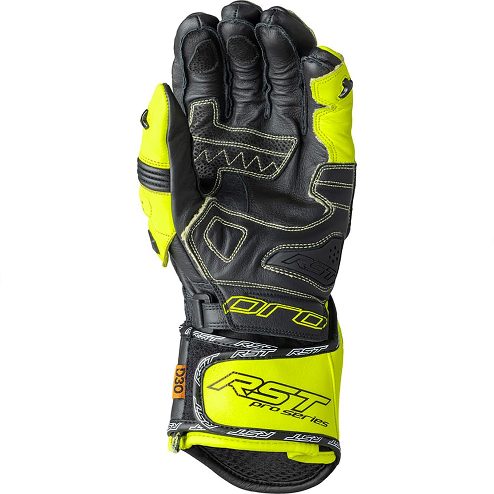 RST Pro Series GP D3O Guantes de moto Negro/Amarillo