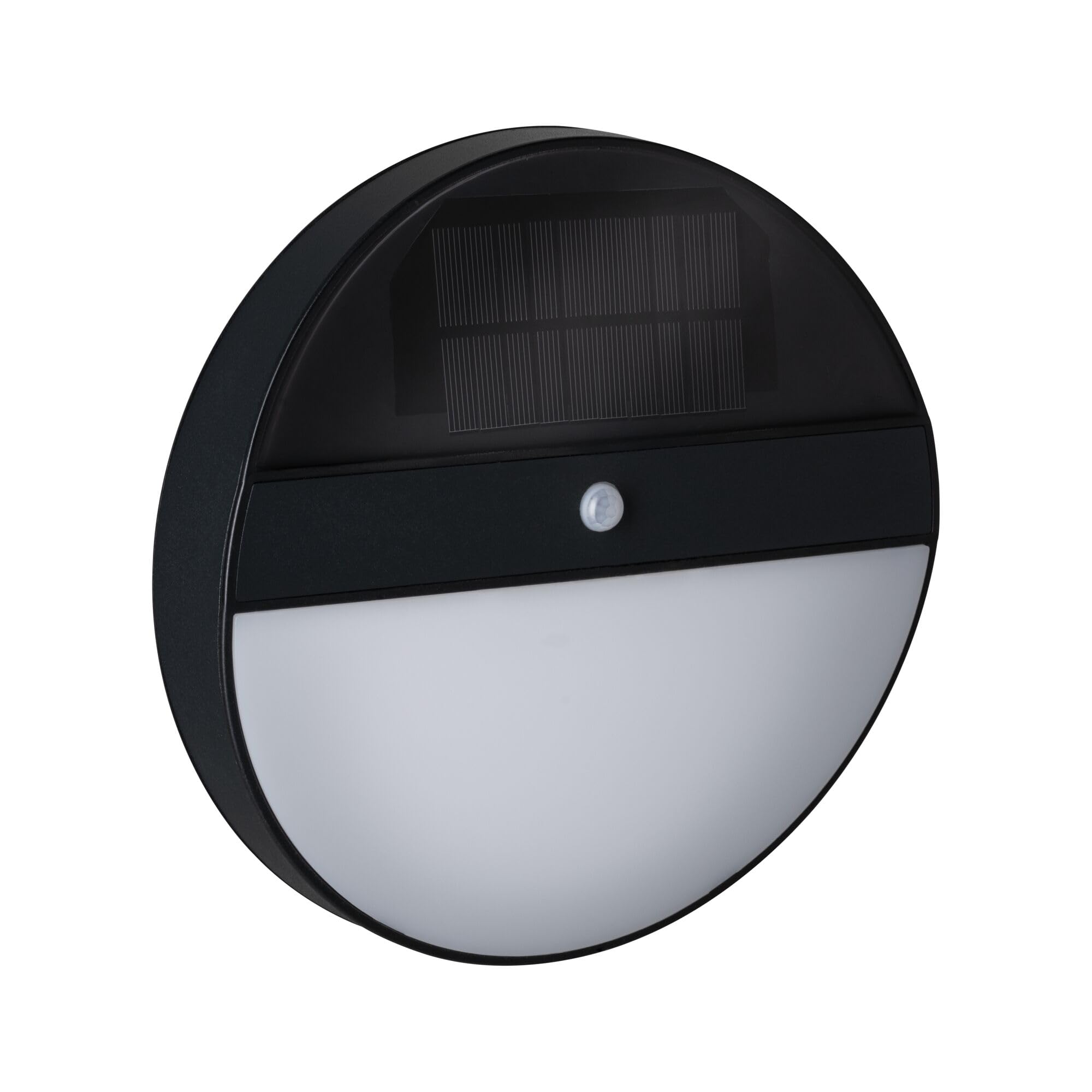 Paulmann 94264 LED Solar Outdoor Wandleuchte Elois rund incl. 1x1 Watt IP44 Außenbereich Anthrazit Solar Kunststoff Solarlampe 3000 K