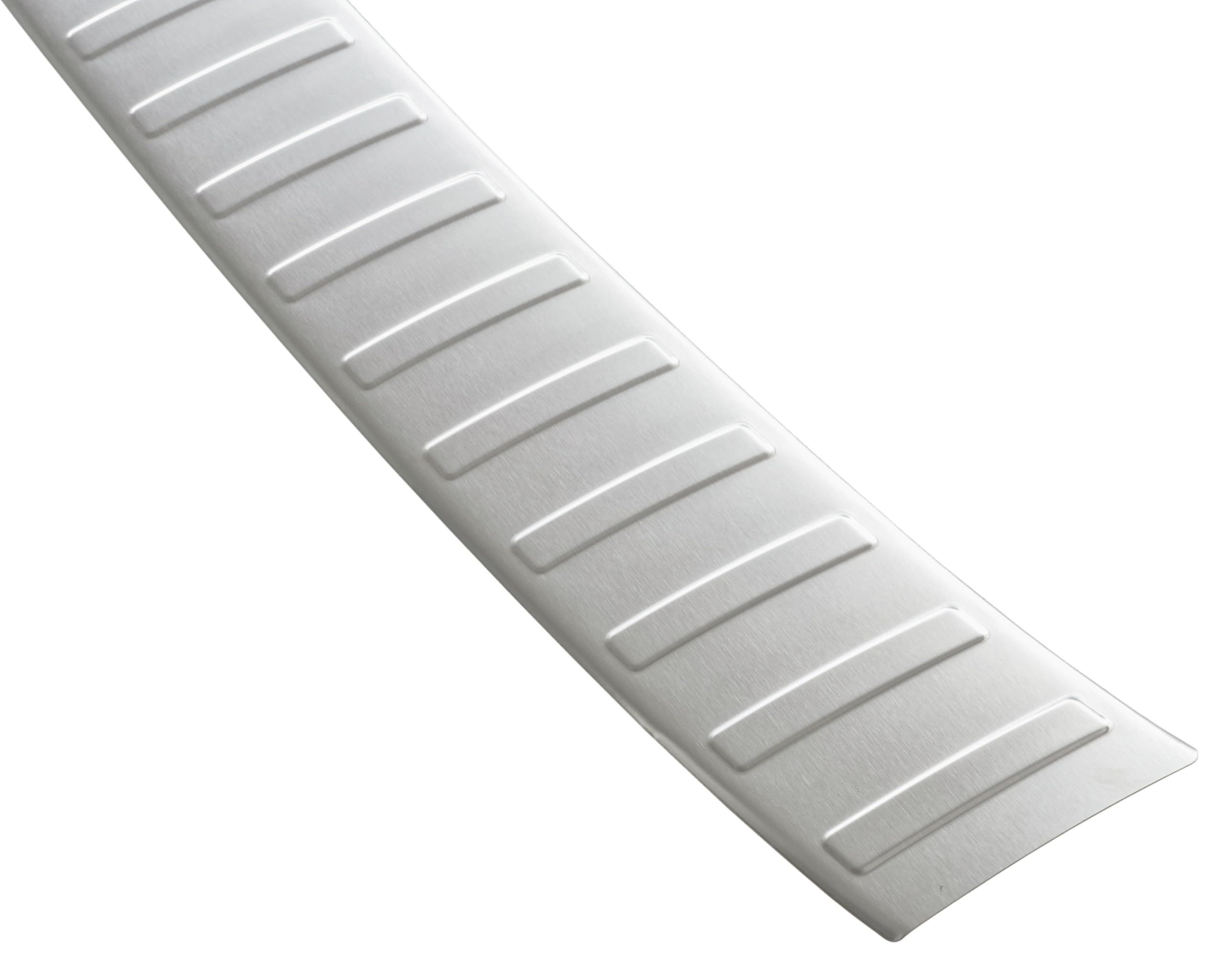 RECAMBO Protezione per paraurti in acciaio inox compatibile con Mini Countryman F60 LCI | BJ 06.2020 2023 opaco spazzolato con texture styling e protezione per il paraurti