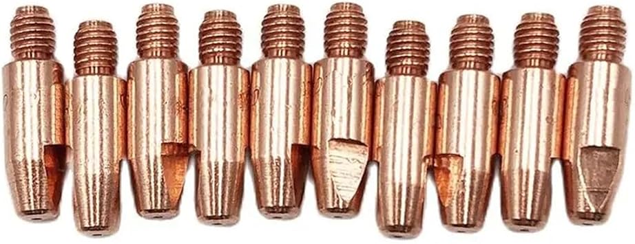 plasma cutter accessories For Mig Gun Welder Torch Consumables 24KD 25 E-Cu Cucrzr Contact Tip M6x280.8mm 0.9mm 1.0mm .2mm