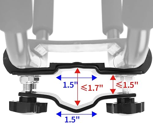 Miniatura 3 de XCAR Juego de 2 pares de soportes universales para kayak, canoa y automóvil, portaequipajes con 4 correas para tabla Suif, kayak, canoa, SUP