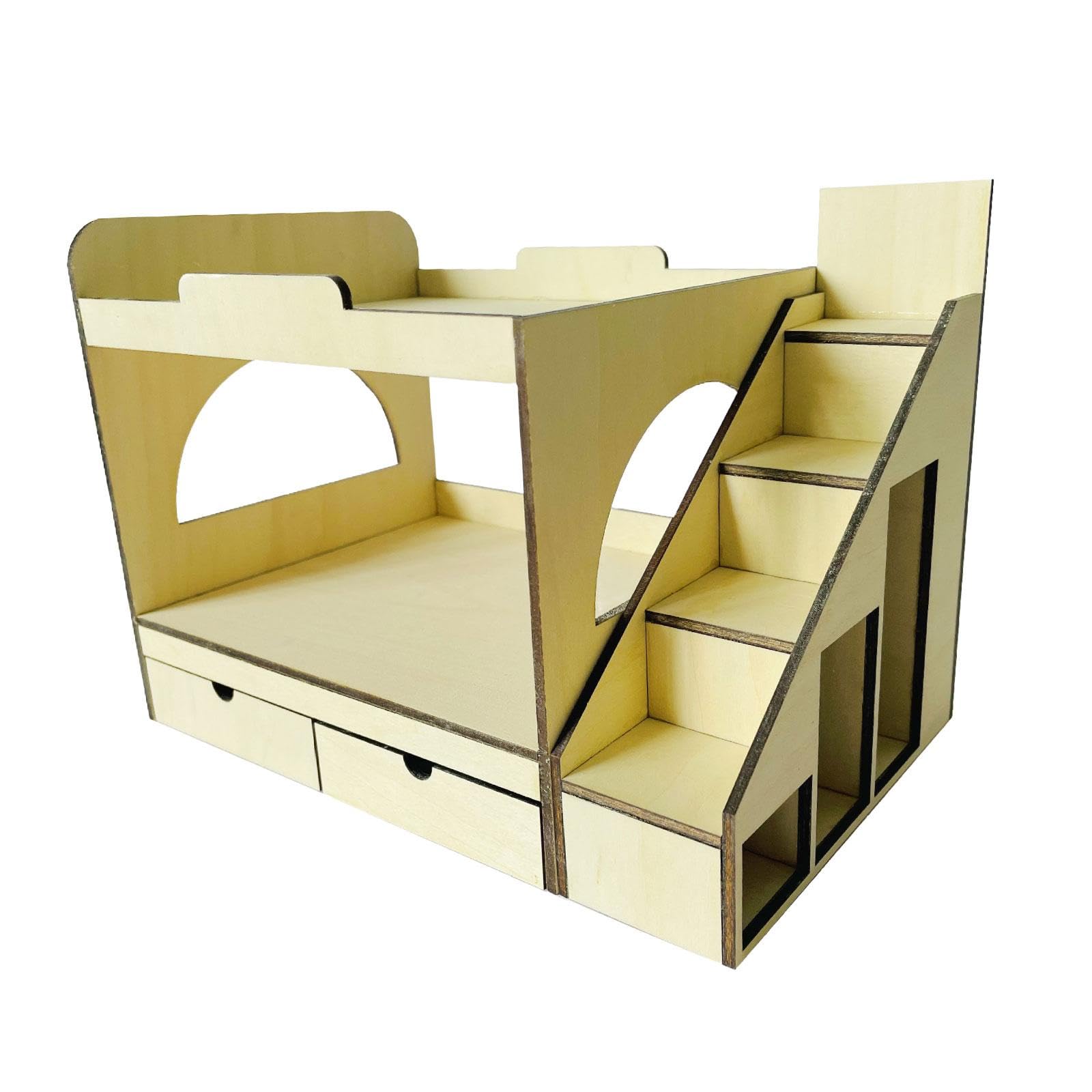 Amazon.co.jp: Toysmith 1:12 ロフトベッドモデルミニチュア寝室家具