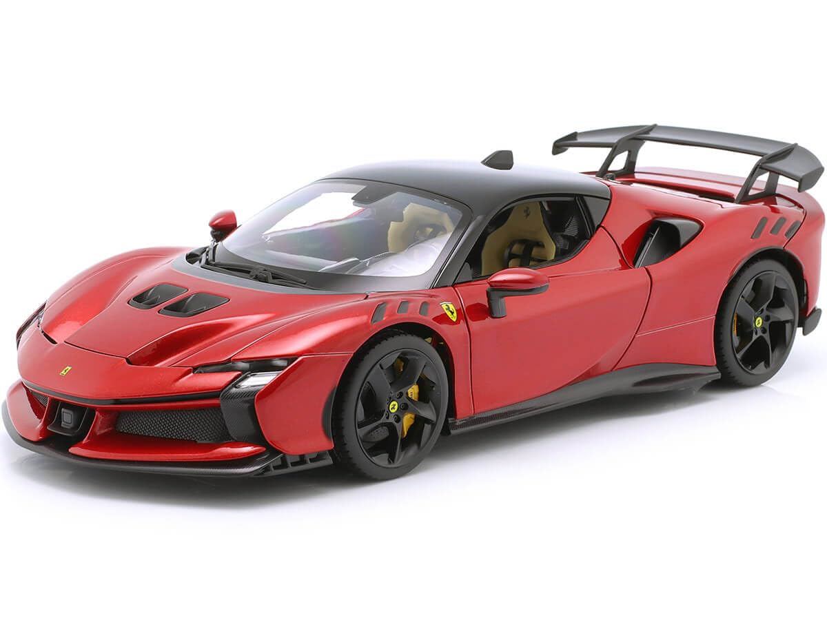 Ferrari SF90 XX Stradale 4.0 V8 1:18 Bburago 18-16020 METALLIC RED