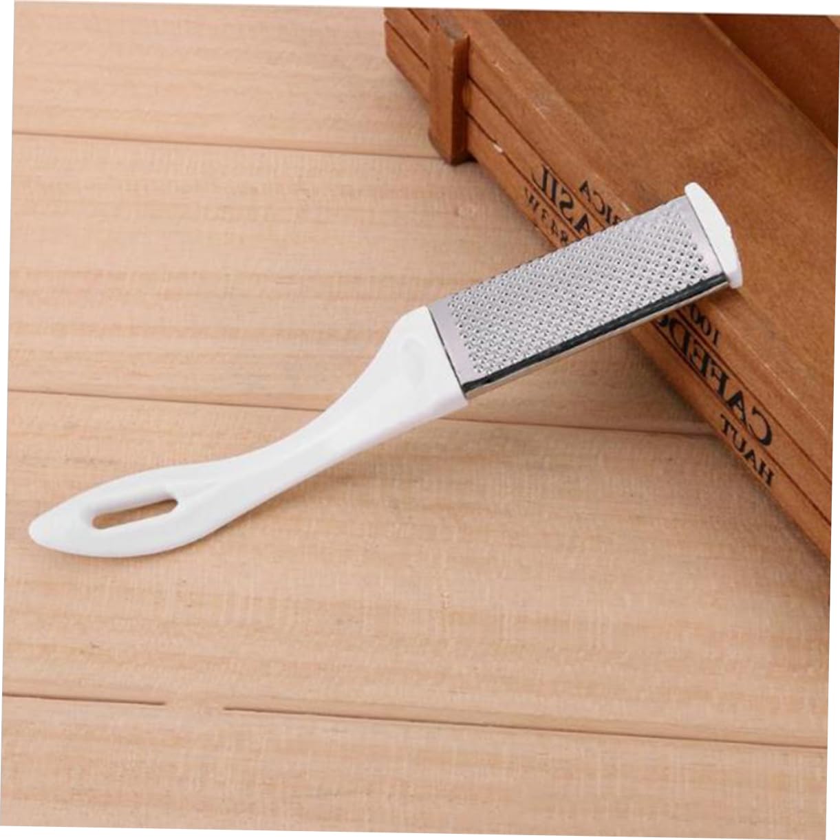 BESTYASH Double Sided Metal Foot Rasp Tool Matte Finish Exfoliating File for Dead Skin Removal Smooth Heels Durable Beauty Tool Random Color Random Color