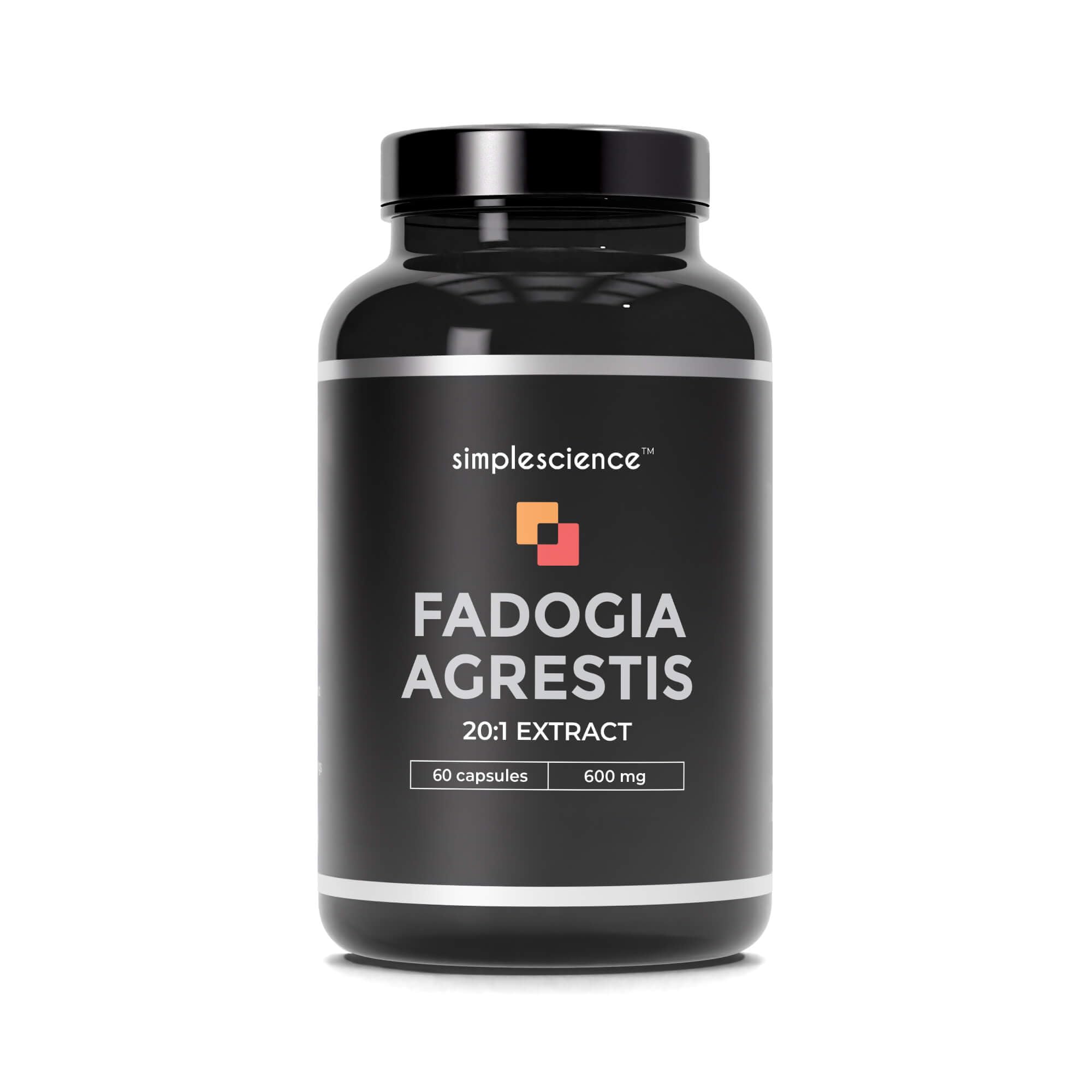 FADOGIA AGRESTIS 600MG | 60 Servings | Testosterone Booster | 20:1 Root Extract | Lab Tested | Sports Performance Supplement | 100% Natural and Non-GMO