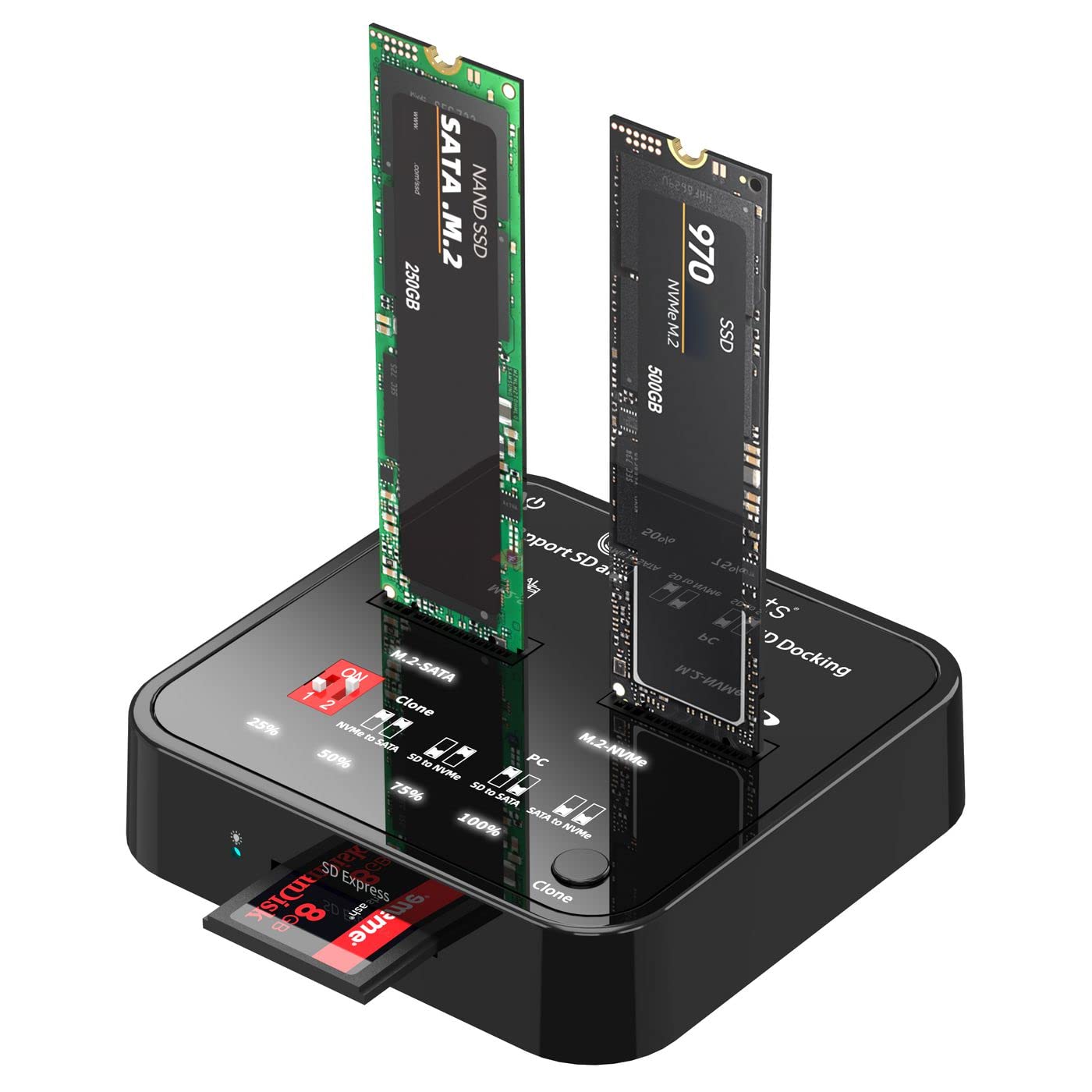 Coreparts Black Ms-Cloner-M2-Sd Media Duplicator