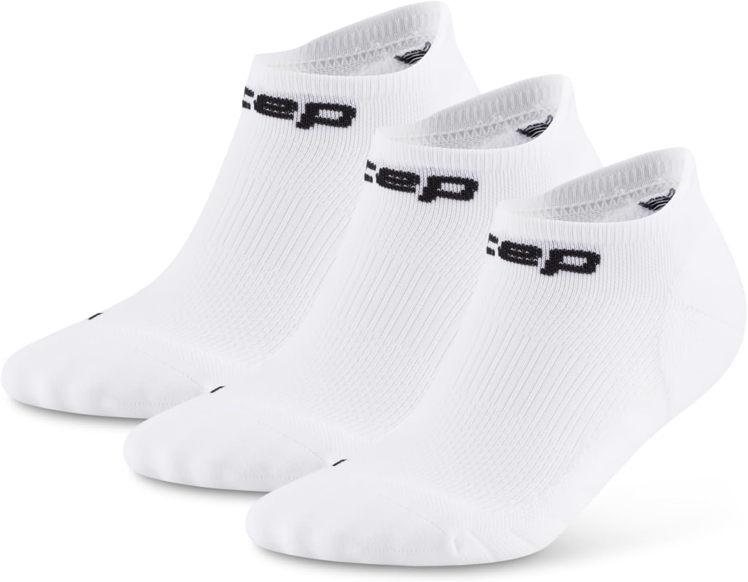 Core Run 5.0 No Show Socks – Arch Support, Anti-Slip Grip, Breathable, Blister-Free Comfort