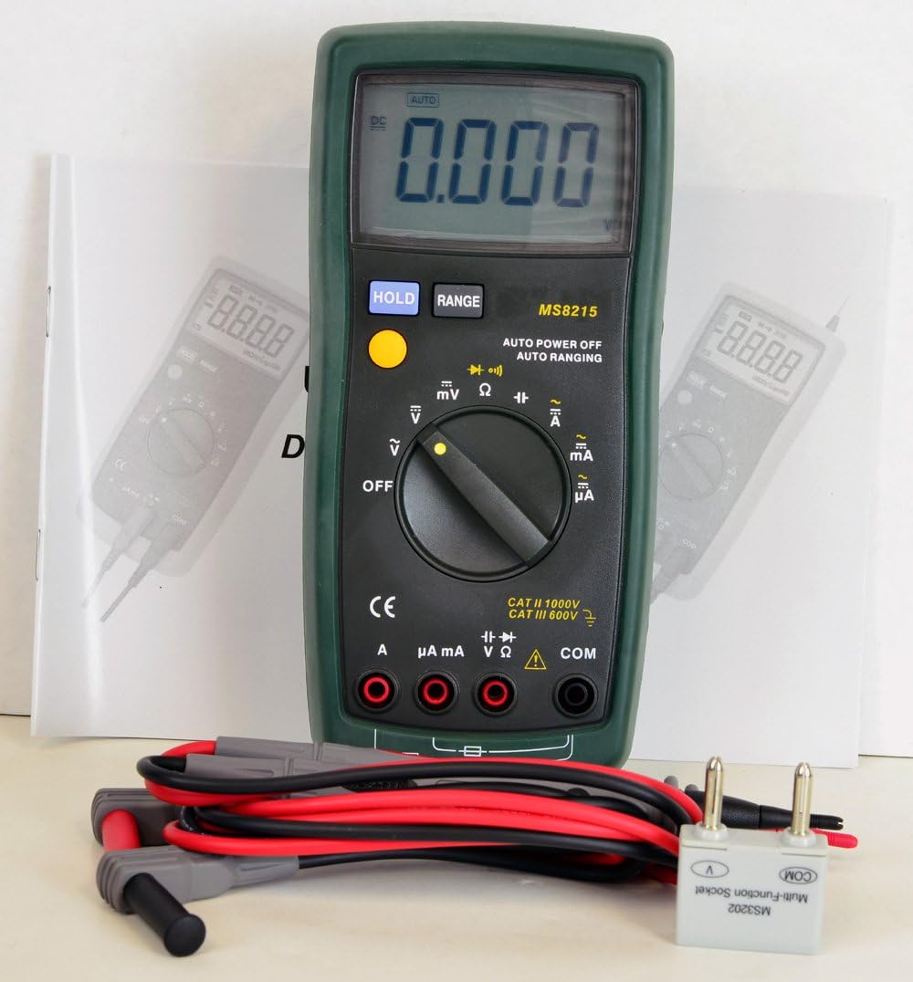 Auto/Manual Ranging Digital Multimeter, MS8215