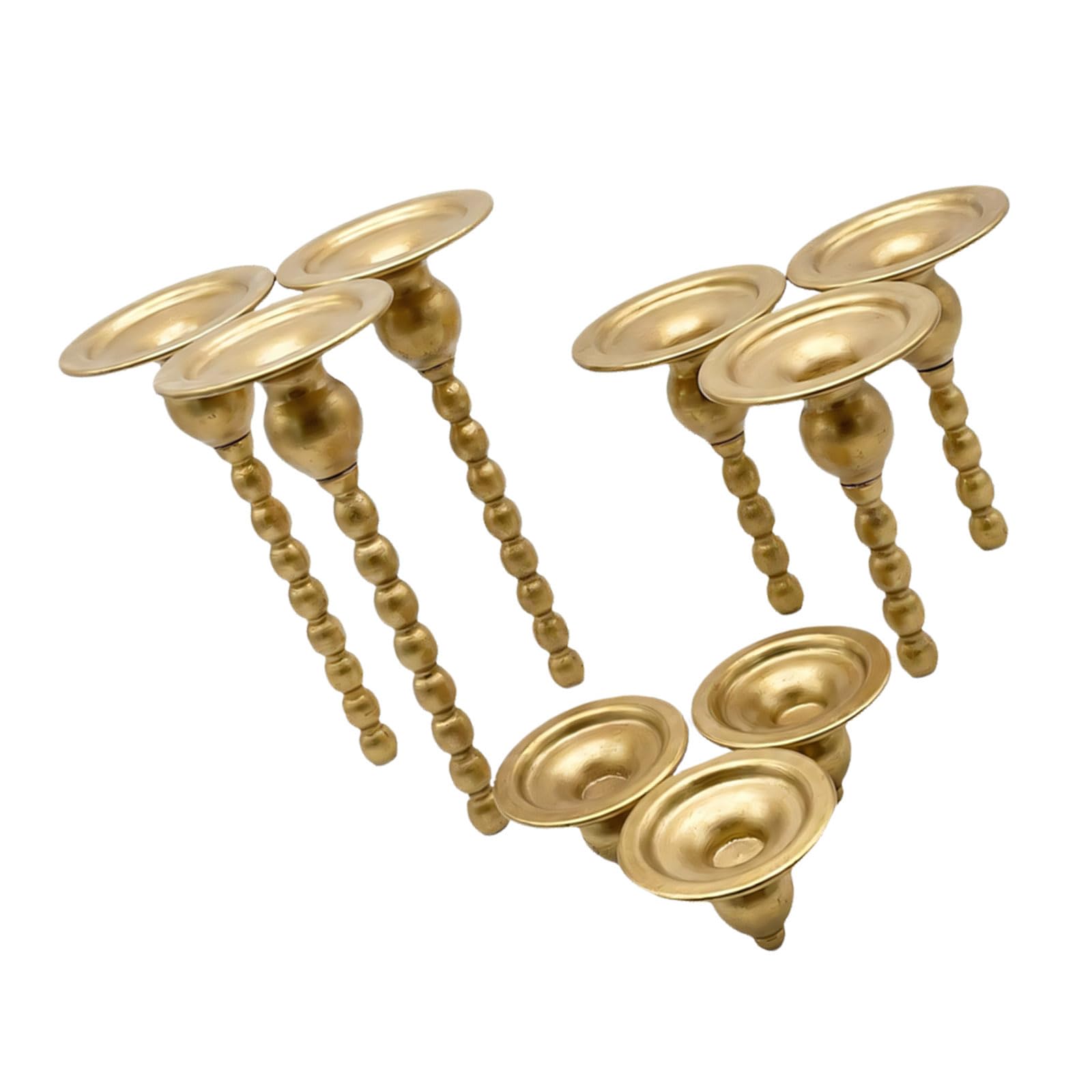 Candlestick Holders Iron Metal Taper Holders Decorative Stands Home Decorations for Kitchen Table Candlestick