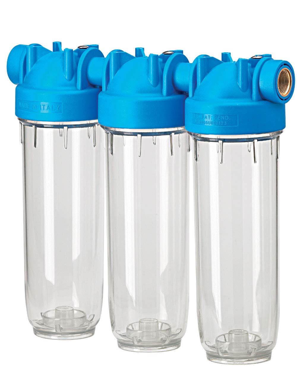 purway® DP 10 TRIO 1" OT TS DREIFACH Filtergehäuse Hauswasserfilter Trinkwasserfilter