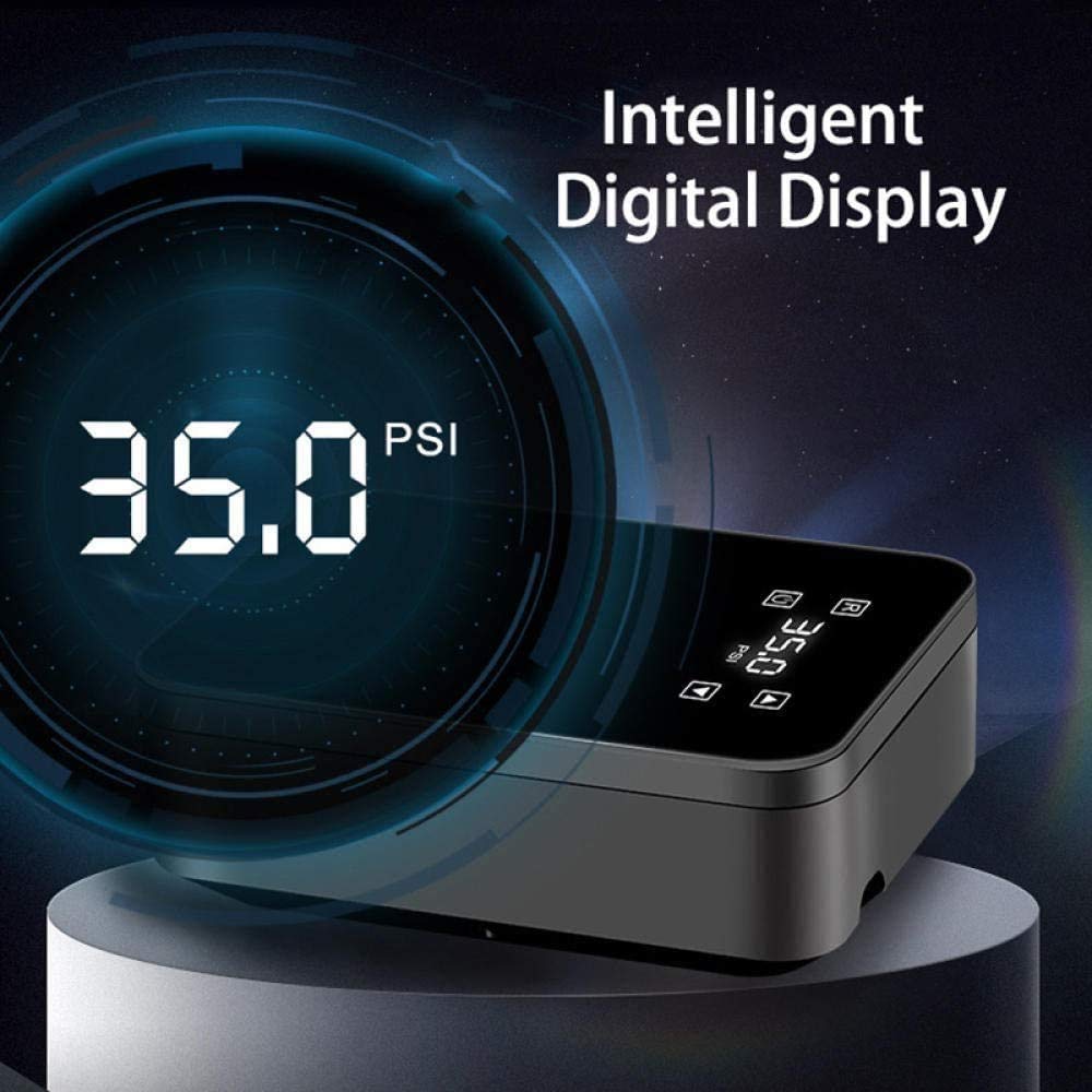 Digital neumático del Coche de la Bomba w/Auto/Apagado automático, Bomba de Aire portátil de 12V DC compresor de Aire y Otros Inflables
