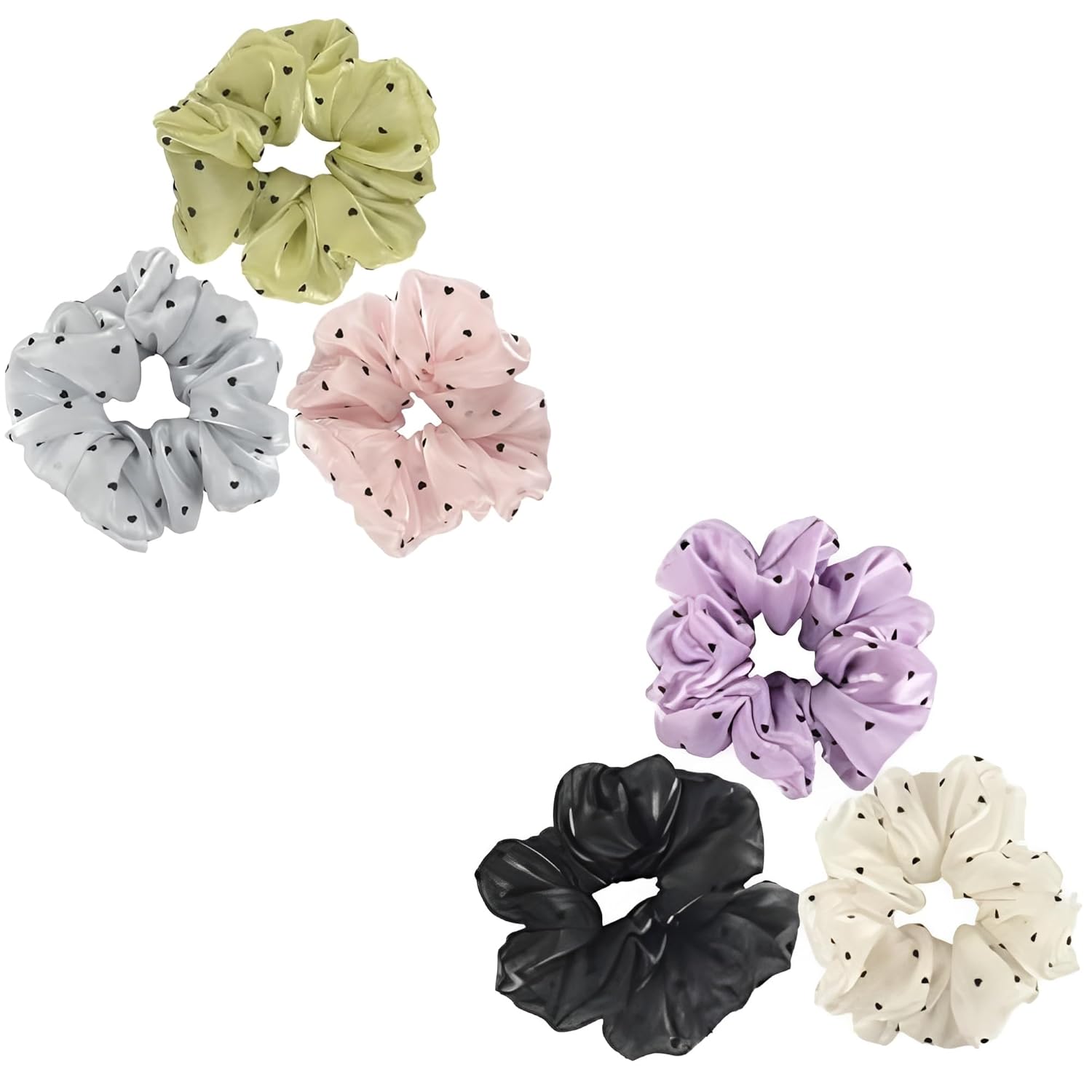 Scrunchies for Women/Girls, 1 Pcs, Anti-Hair Breakage, Stylish and Comfortable Hair Accessories, Hair Ties for All Occasions, Birthday Gift (multicolor)