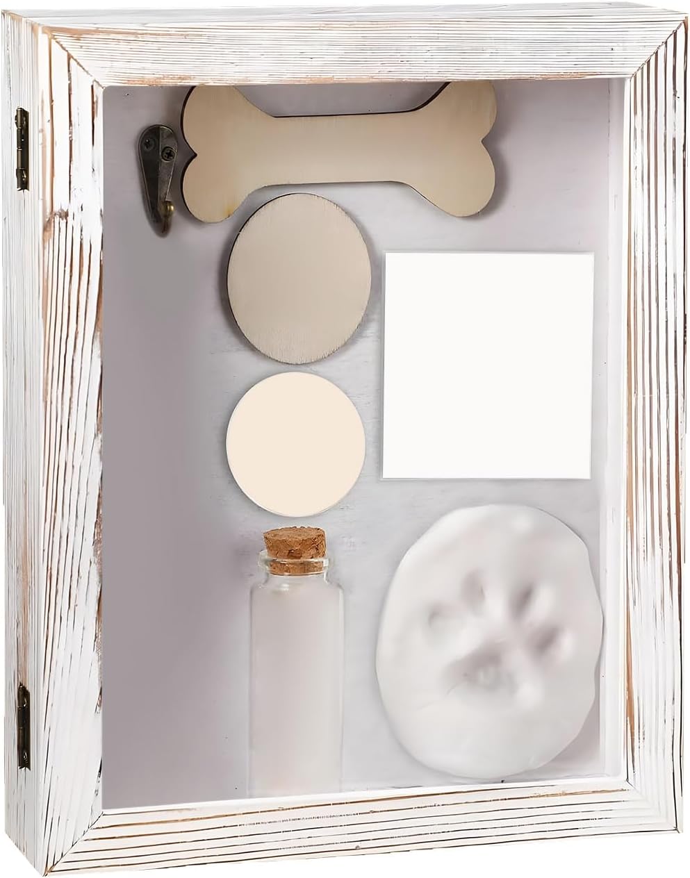 hejhncii Customizable Pet Artifact Frame with Removable EVA Backing for Photo Arrangement and Message Writing Pet Hair Artifact Frame