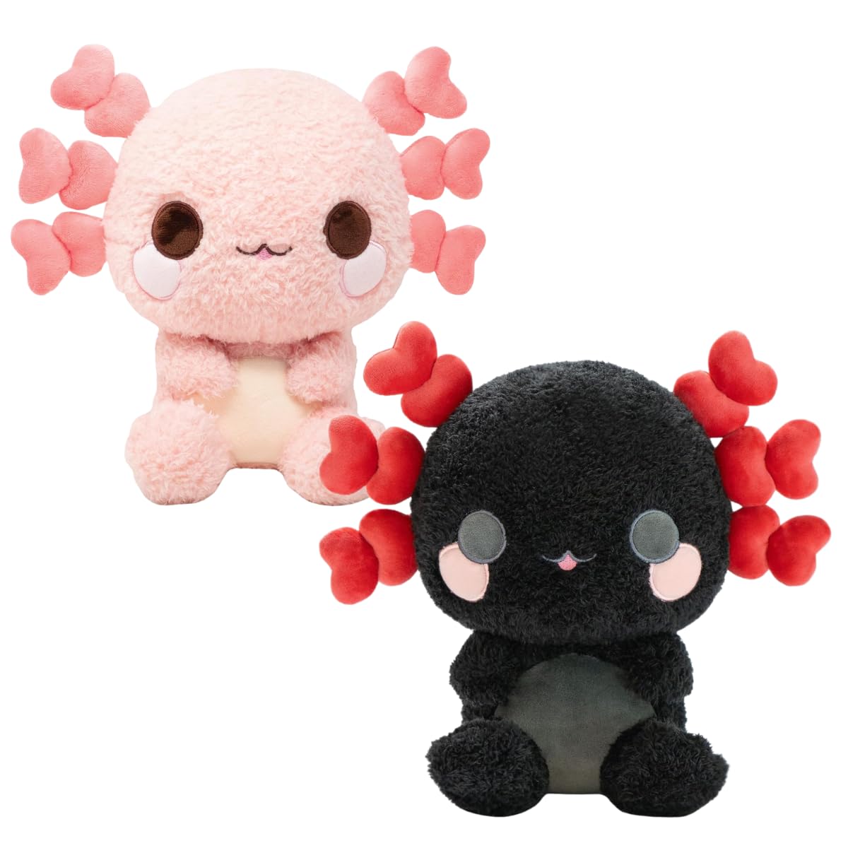 Amazon.com: Cuddle Barn PlushGoals - Lottie & Nola The Axolotls