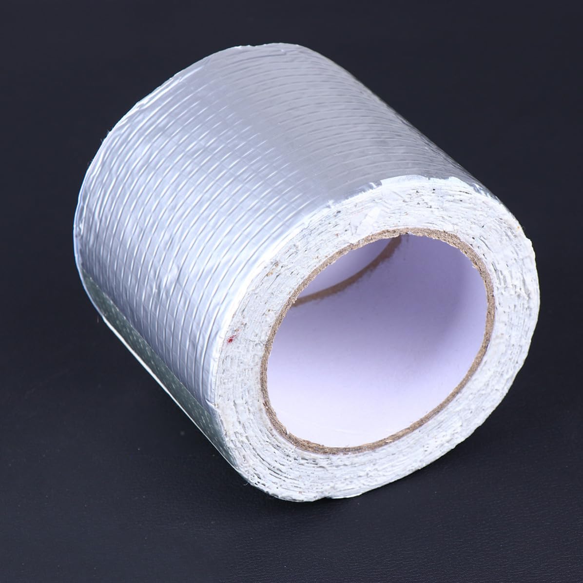 Cinta de Reparación de Umbral y Techos Caucho Butílico Resistente al Agua, Aluminio y Papel, 10cm X 10m para Sellar Fugas en Tuberías y Superficies