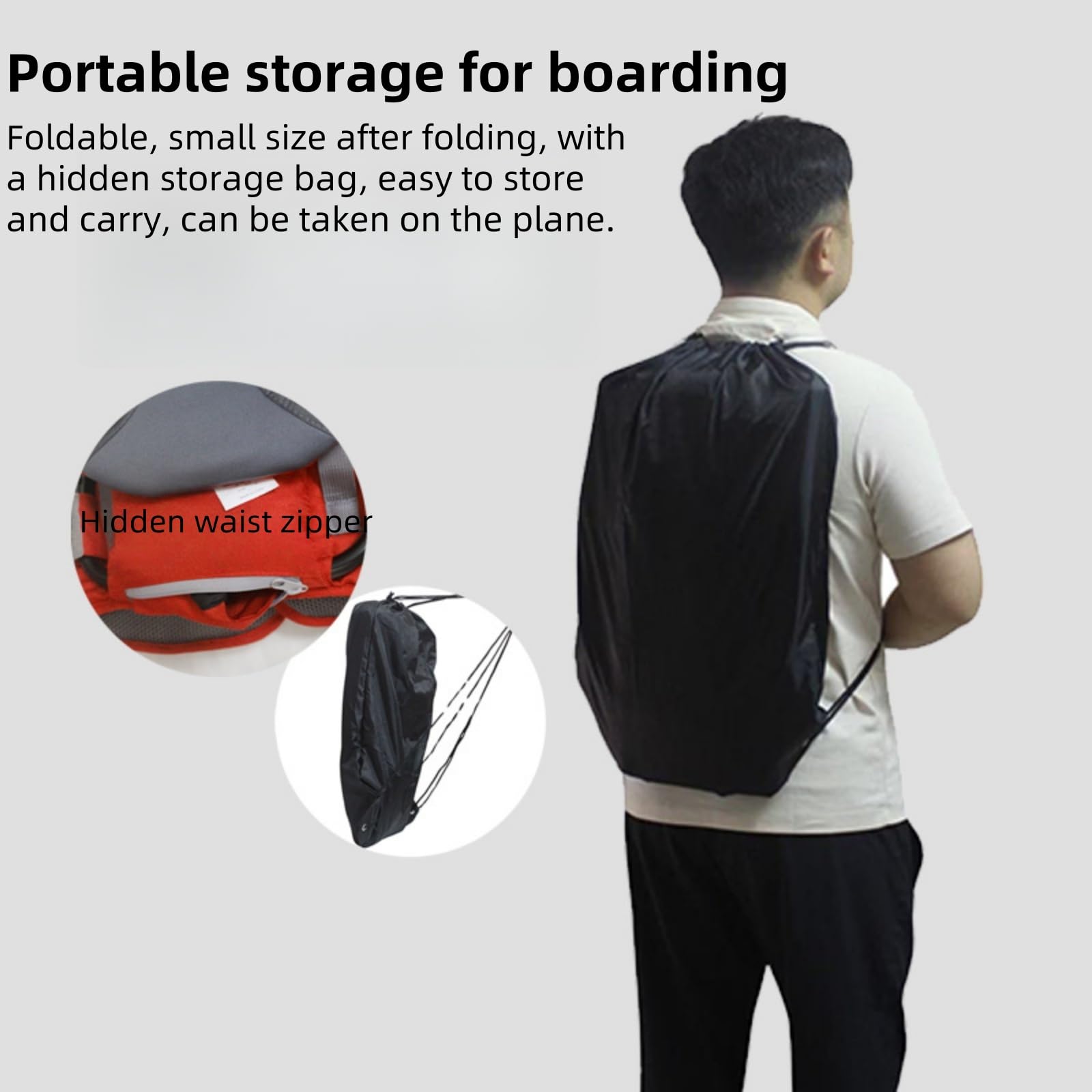 Ultraleichter Baby-Trage-Rucksack | Ergonomische 360°-Unterstützung 6 Monate-3 Jahre (18kg) mit Sonnendach & Klapprahmen - Ideal für Wandern/Flugreisen Blau