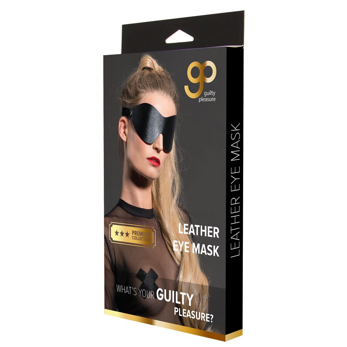 Maschera per gli occhi in pelle vegana