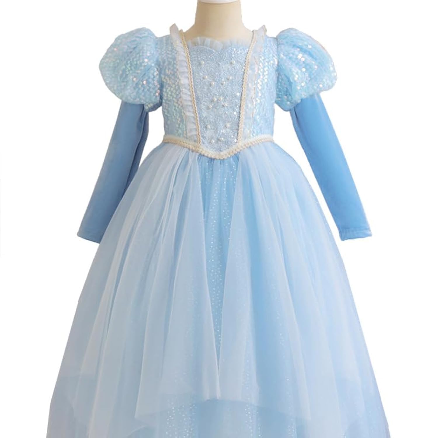Baby Princess Dress Costume for Toddler Girls Kids Dress Up 100-140 cm, Ideal for Birthday Party, Prom and Special Occasions Roleplay Clothing Gifts for 3-12 Years Christmas Birthday Party Outfits