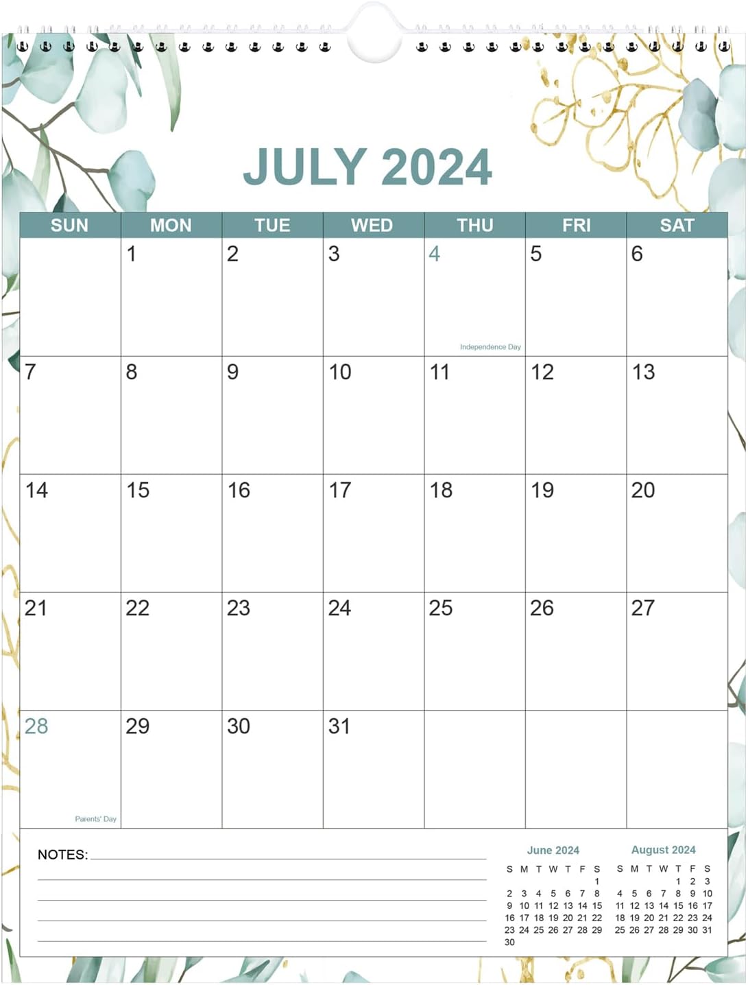 Calendario 2026 - Calendario De Pared 2026, Enero 2026 - Diciembre 2026, Calendario 2026 De 12