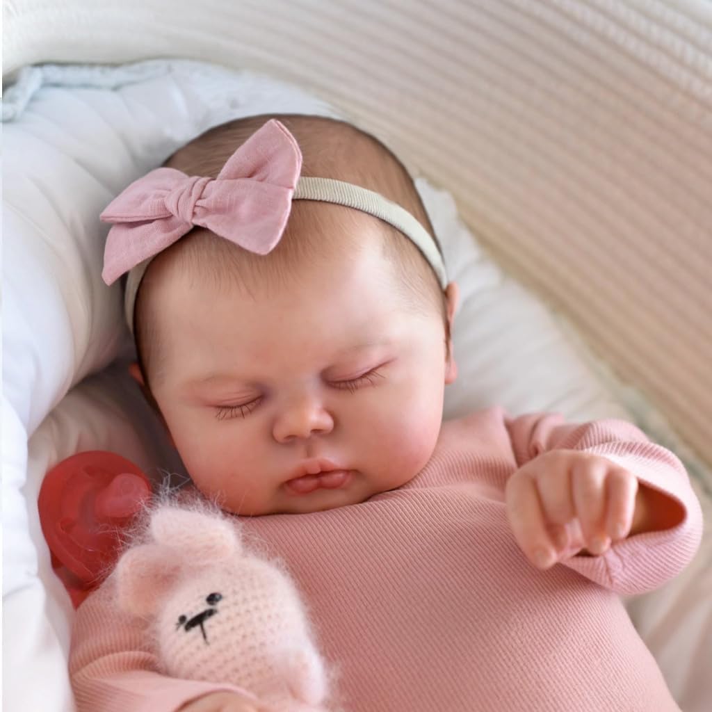 Miękki silikon Reborn Baby Dolls Cloth Body 45 cm miękki winyl realistyczne lalki Reborn Babe Realistyczne lalki Reborn noworodek, które wyglądają jak prawdziwa zabawka dla niemowląt, prezent