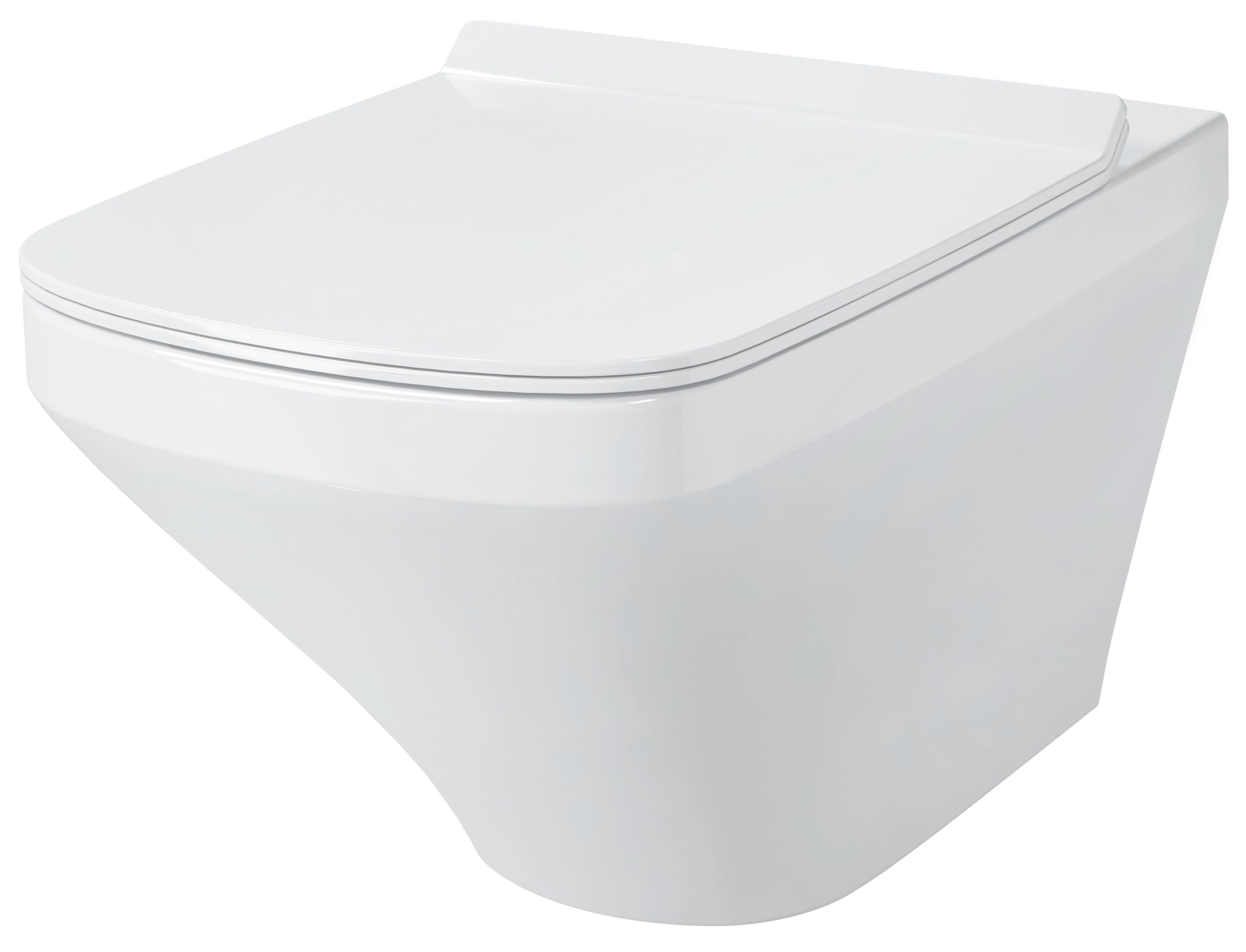 Duravit DuraStyle tapa WC, tapa de wc con mecanismo de cierre suave y lento, asiento de inodoro de urea duroplast, tapadera wc con bisagras de acero inoxidable, tapa de inodoro blanco