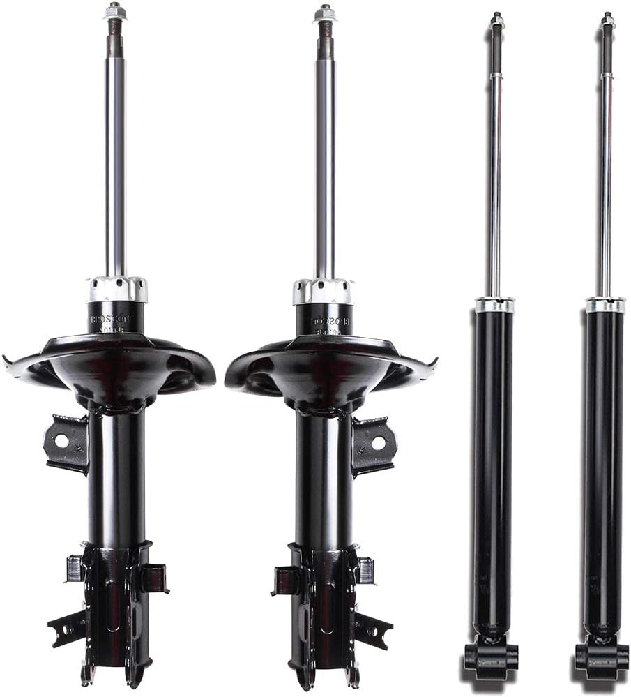 Front & Rear Shocks Absorbers Fit for 2006-2011 for Hyundai Accent,2006-2011 for Kia Rio,2006-2011 for Kia Rio5 Shocks & Struts 4PCS