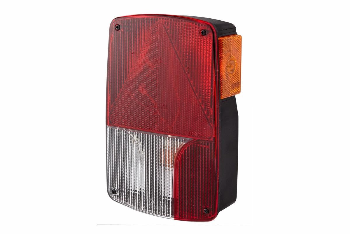 HELLA 2VP 998 233-281 Rearlight - Bulb - 12V - mounting/Bolted - Lens Colour: White / Red - Cable: 200mm - Plug: Round Plug - right - Quantity: 1
