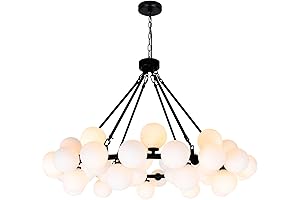 CWI Lighting Arya 45 Light Frosted Glass Chandelier: Radiance and Elegance