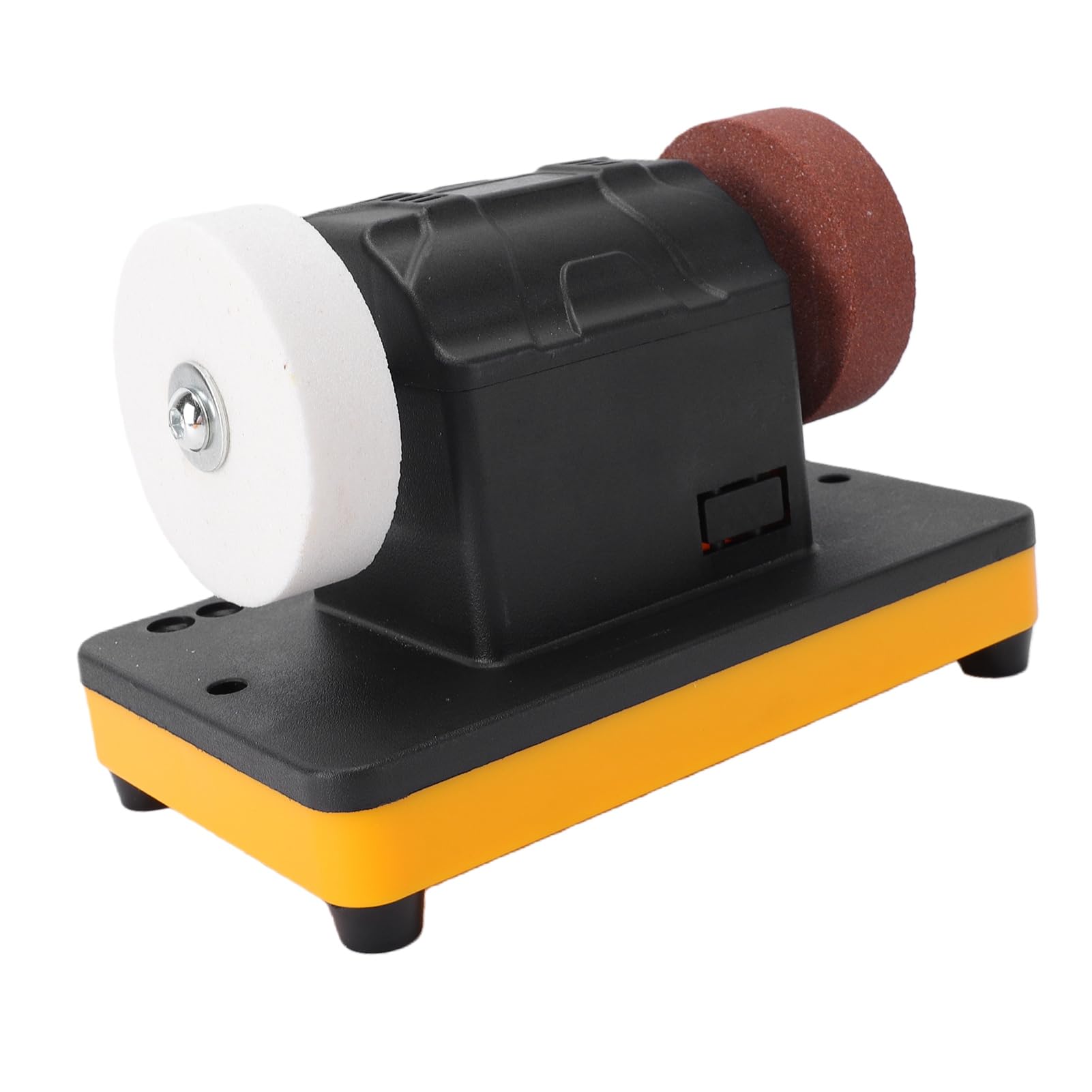 FTVOGUE Smerigliatrice da Banco 3 Pollici, Alta Velocità 2000-6000RPM, | Materiale ABS, Compatibile con batteria, Cuscinetti riduttori di vibrazioni, Ideale per vari utensili da taglio, Mole