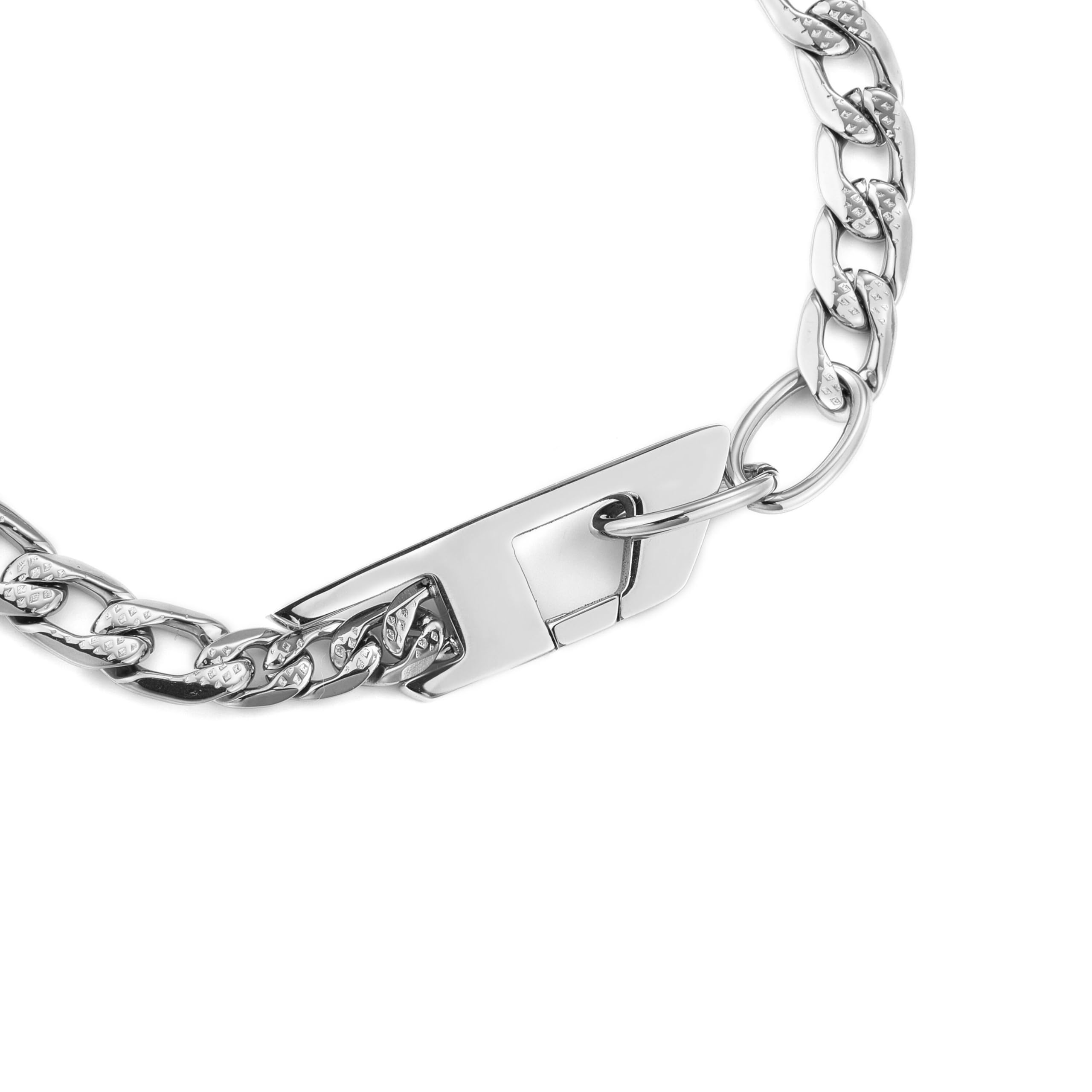 Diesel Herren-Gliederarmband Edelstahl, DX1496040