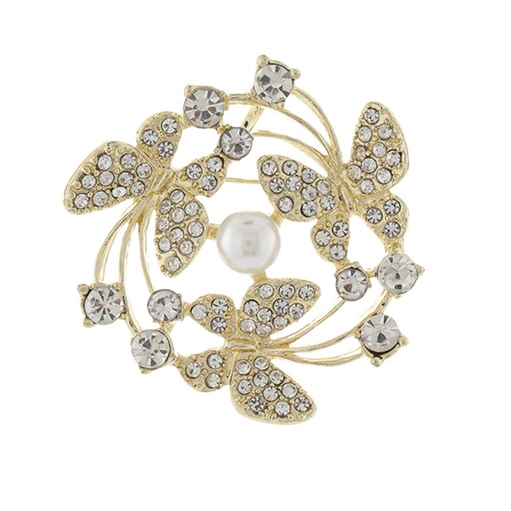 Accesorios para Mujer, Broche de Solapa con Accesorios envolventes de Mariposa de nicho, Cien con Accesorios