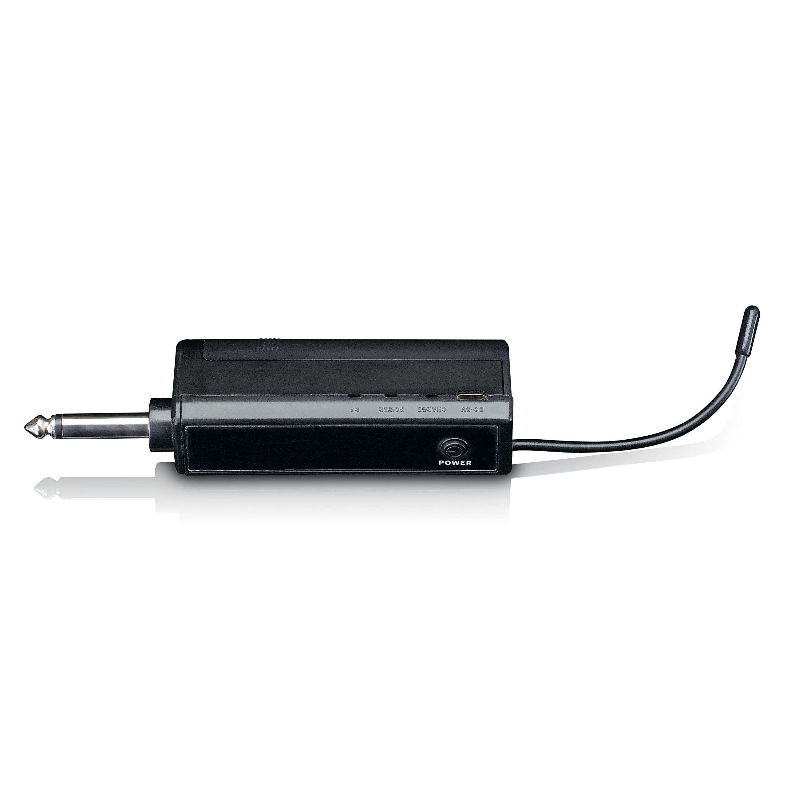 Lenco MCW-020 zestaw mikrofonów bezprzewodowych – mikrofon radiowy z odbiornikiem – wtyczka 6,5 mm – wbudowany akumulator 2000 nAH – zasięg do 15 m – 863,5 MHz – czarny MCW-020BK