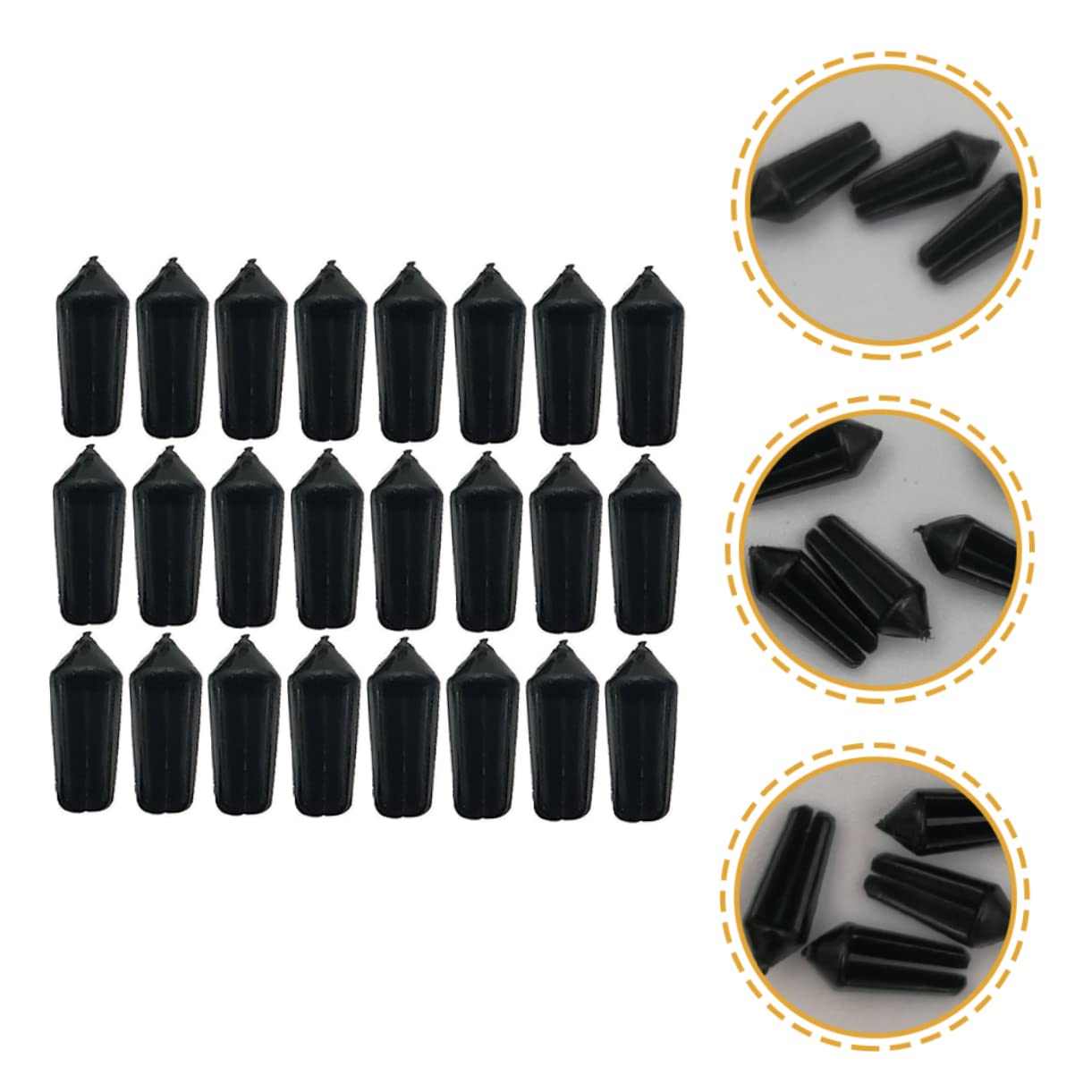 Toddmomy : Lot De 160 Protections D'ailettes Pour Fléchettes En Plastique Noir - Correcteur De Vol