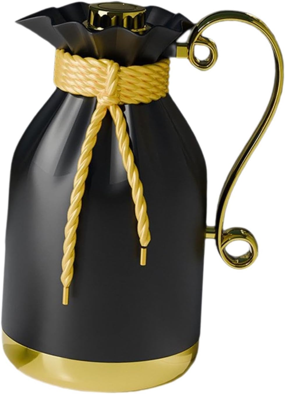 Coffee Carafe Arabian Pot Lightweight Ornaments Multifunctional Water Kettle Coffee Tea Pot for Camping Travel, Gold