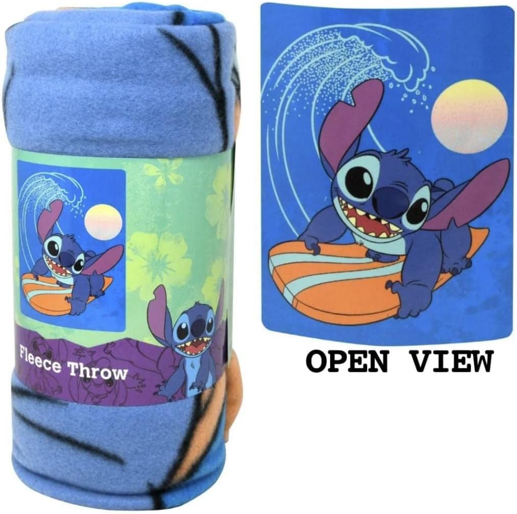 Disney Lilo and Stitch 45 x 60 Inch Fleece Throw Blanket - Image 2