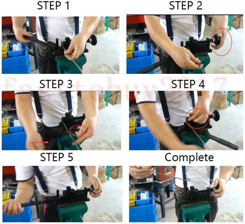 Universal Bending Bender Manual Mounting Bending Machine DIY Metal Machine Curved Wire Bending Steel Plate 4